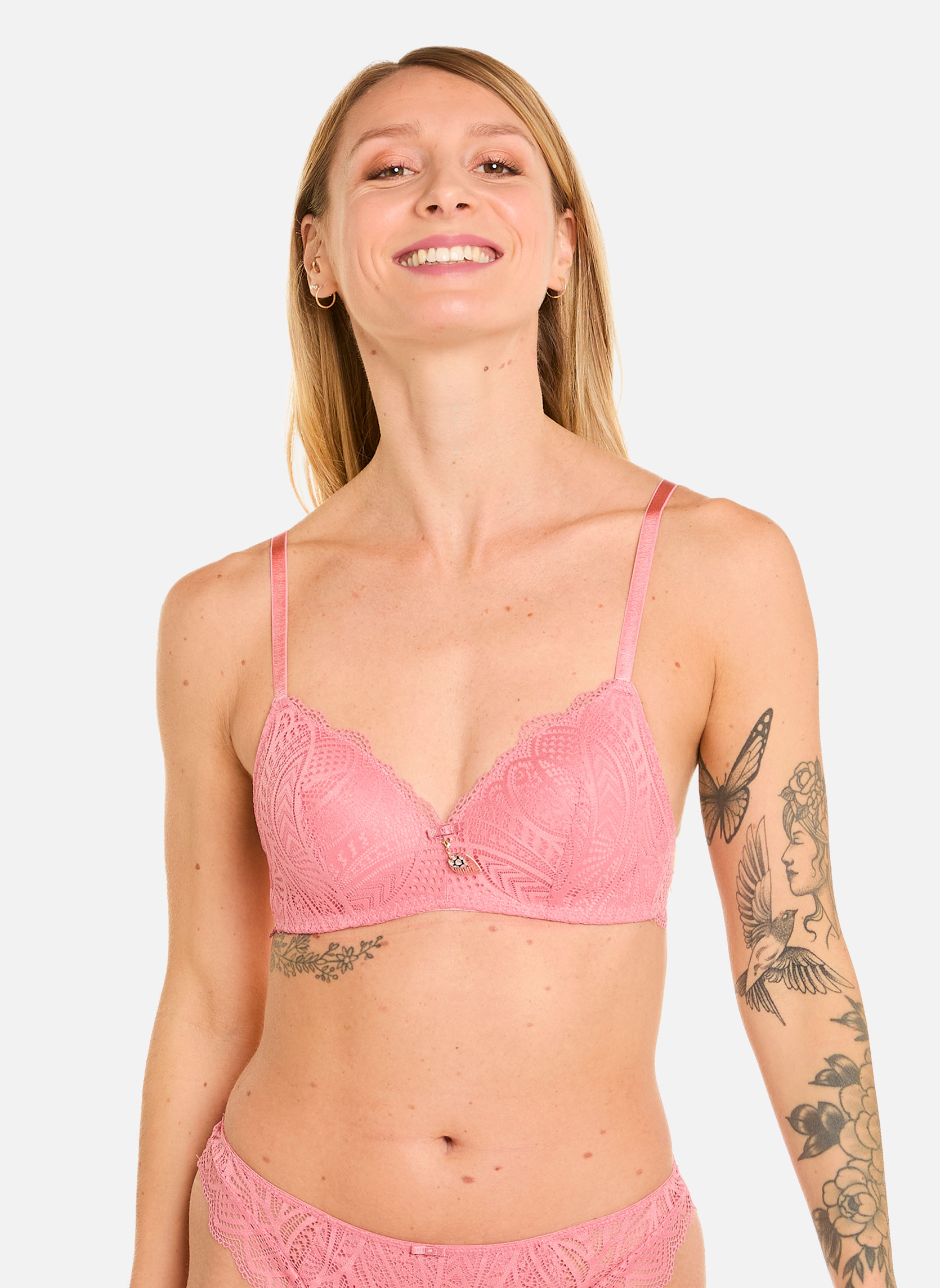 Brassières rose Pomm'Poire Brassières rose Rose
