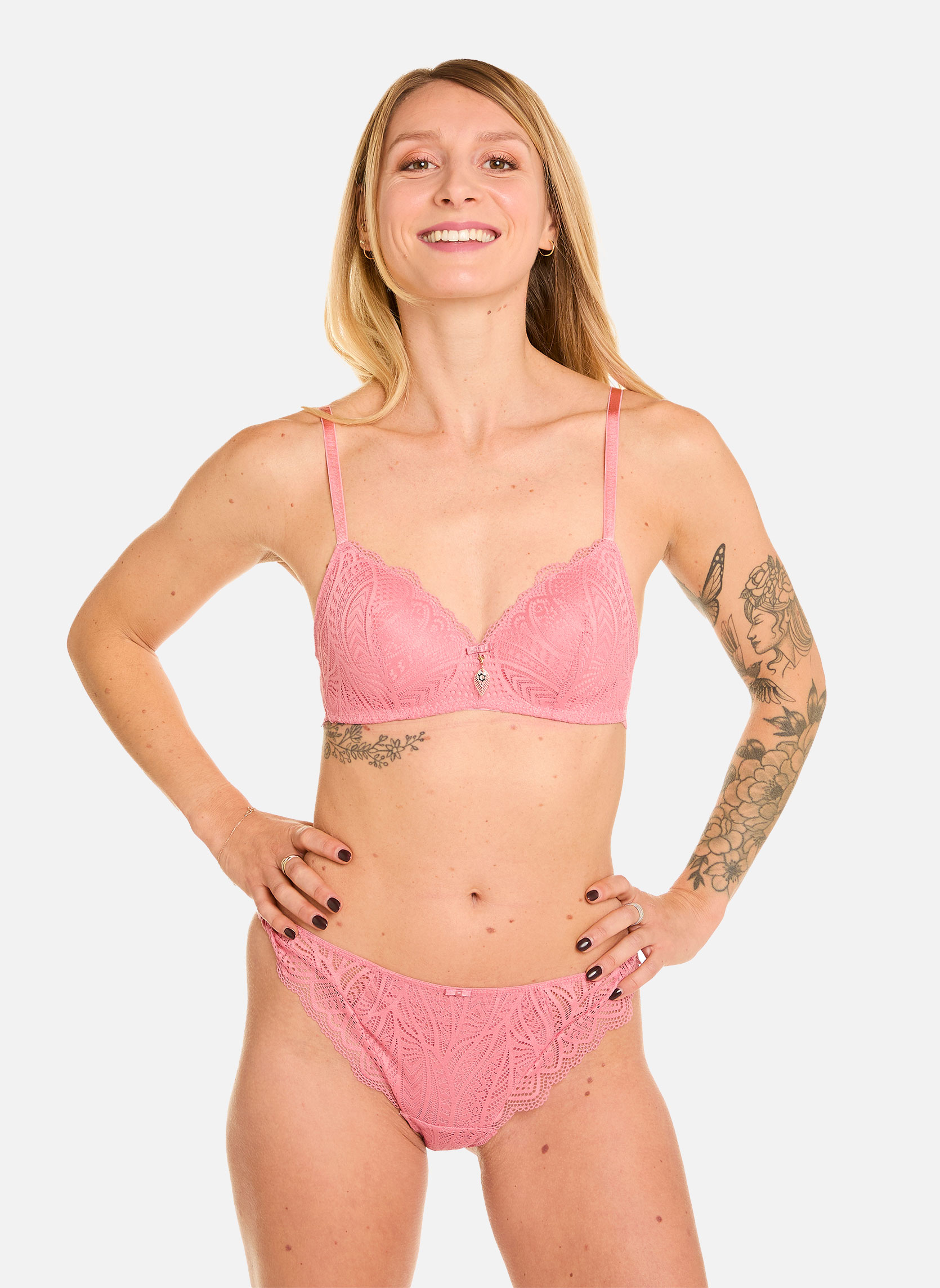 Brassières rose Pomm'Poire Brassières rose Rose
