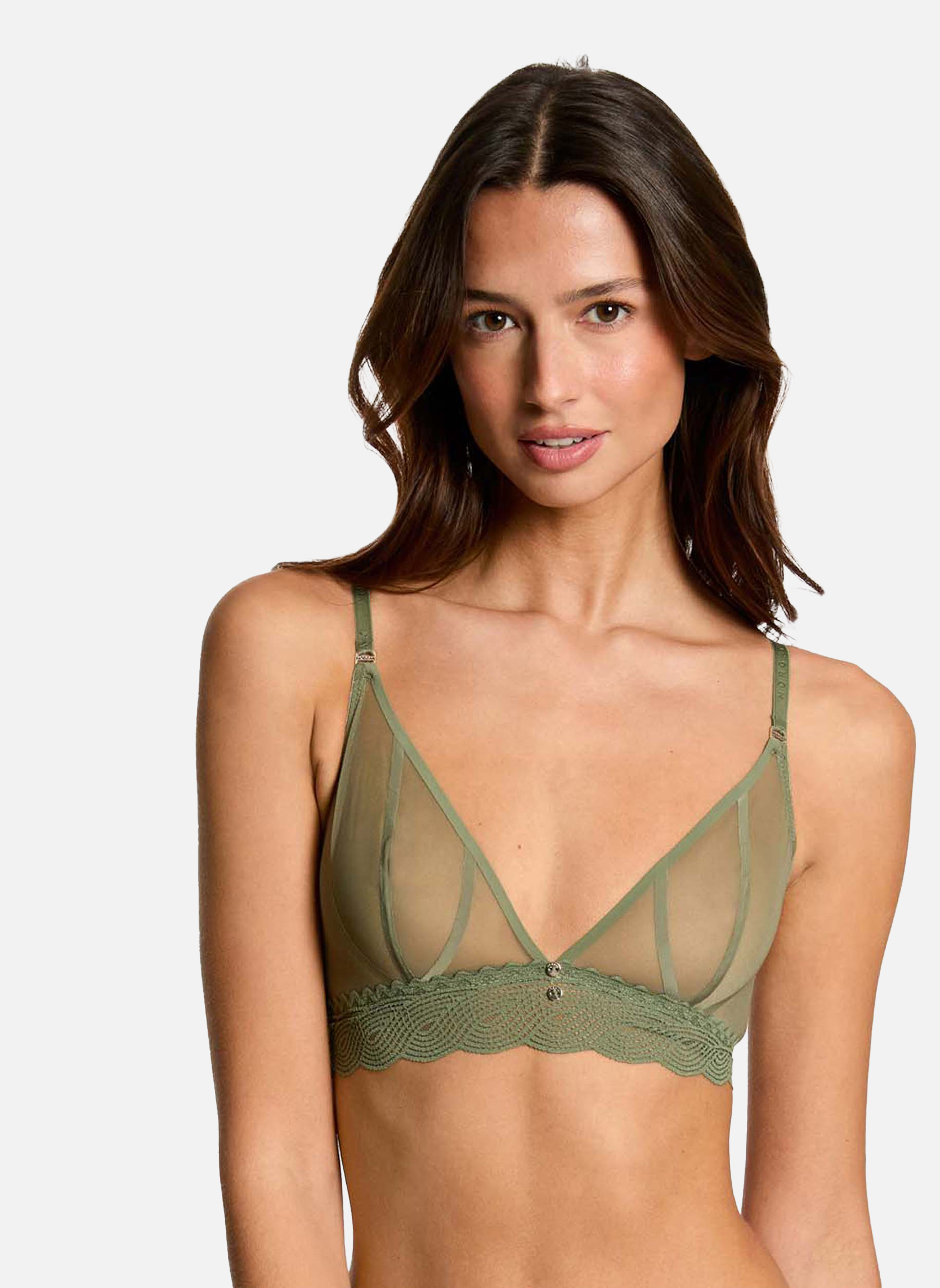 Brassières Soutien-gorge souple kaki Lorie femme vert Morgan Brassières Soutien-gorge souple kaki Lorie femme vert Vert