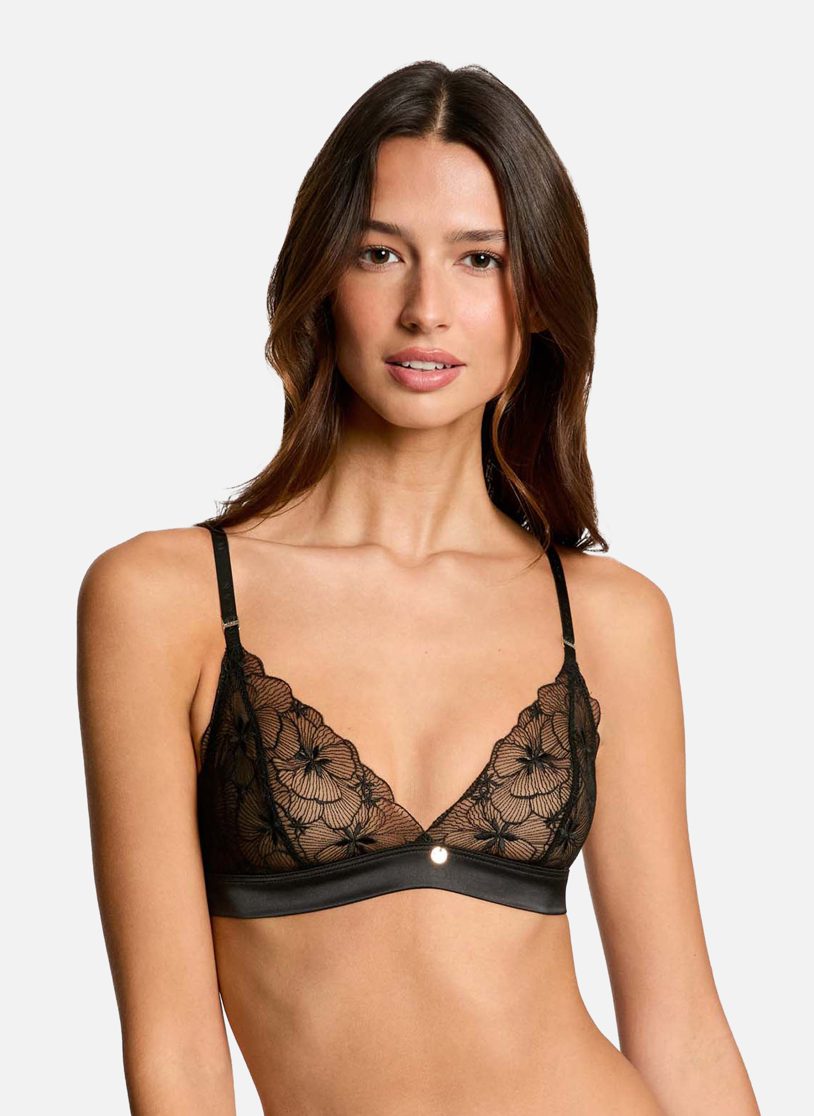 Brassières Soutien-gorge souple noir Amandine femme noir Morgan Brassières Soutien-gorge souple noir Amandine femme noir Noir