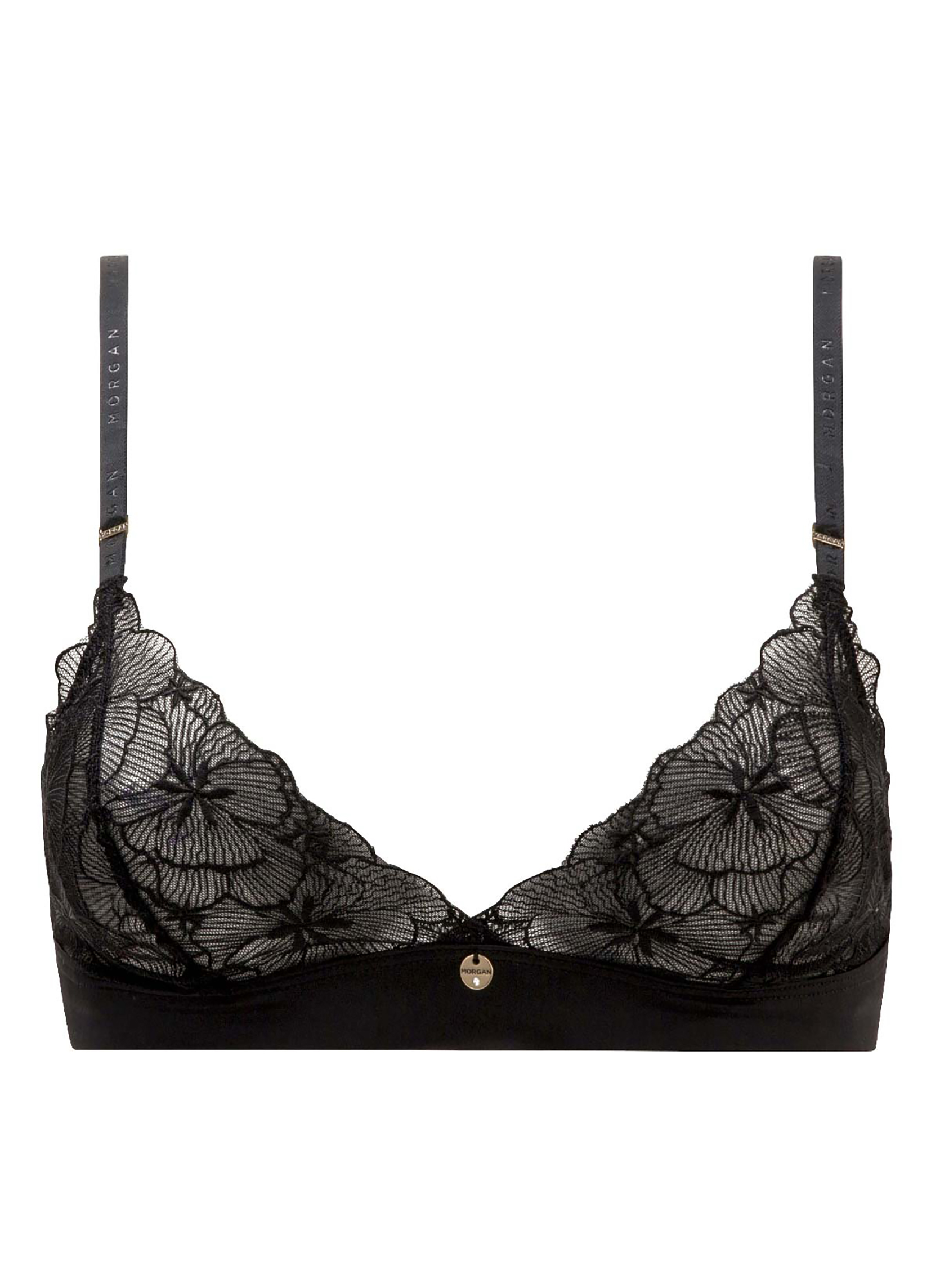 Brassières Soutien-gorge souple noir Amandine femme noir Morgan Brassières Soutien-gorge souple noir Amandine femme noir Noir