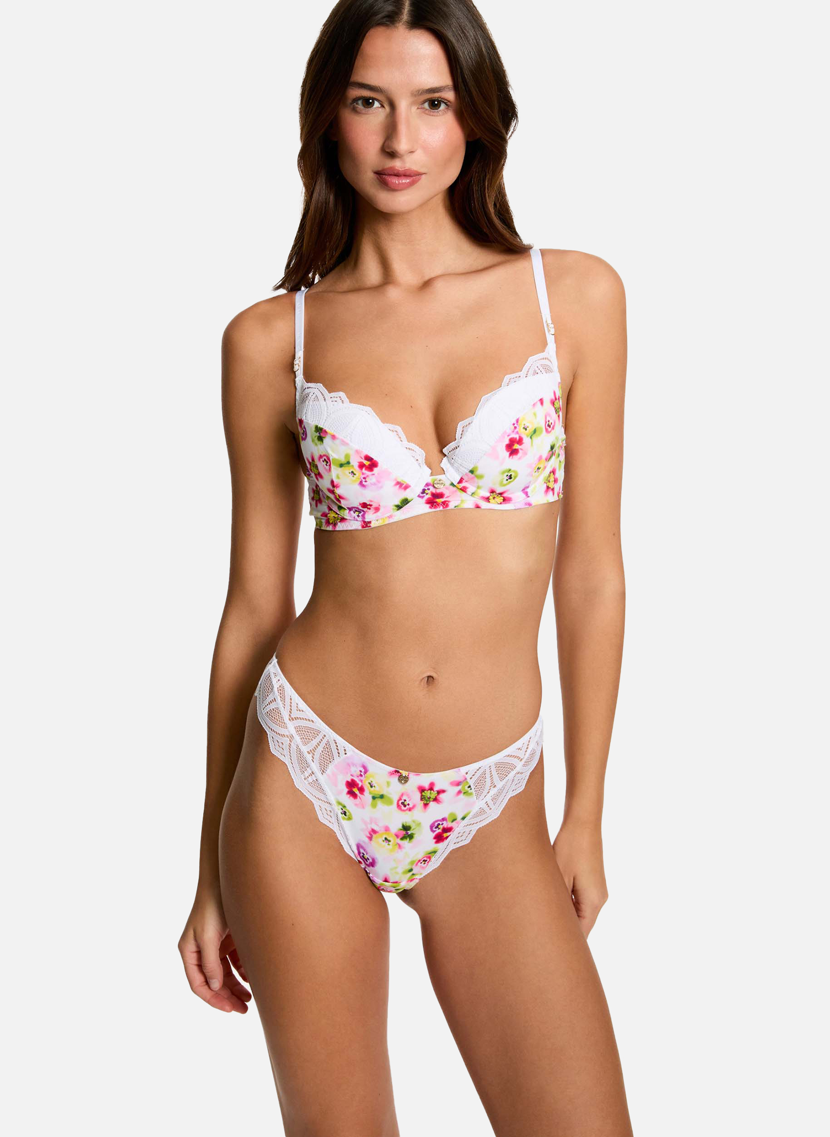 Culottes Tanga blanc Heloise femme blanc Morgan Culottes Tanga blanc Heloise femme blanc Blanc