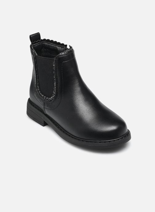 MADE BY Bottines Boots SAMIA fille noir