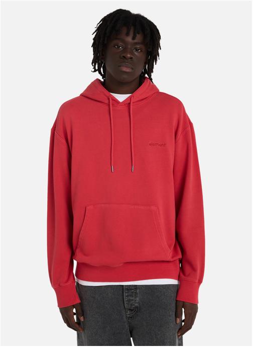 Element Sweats à capuche Lowcase Pigment homme rouge