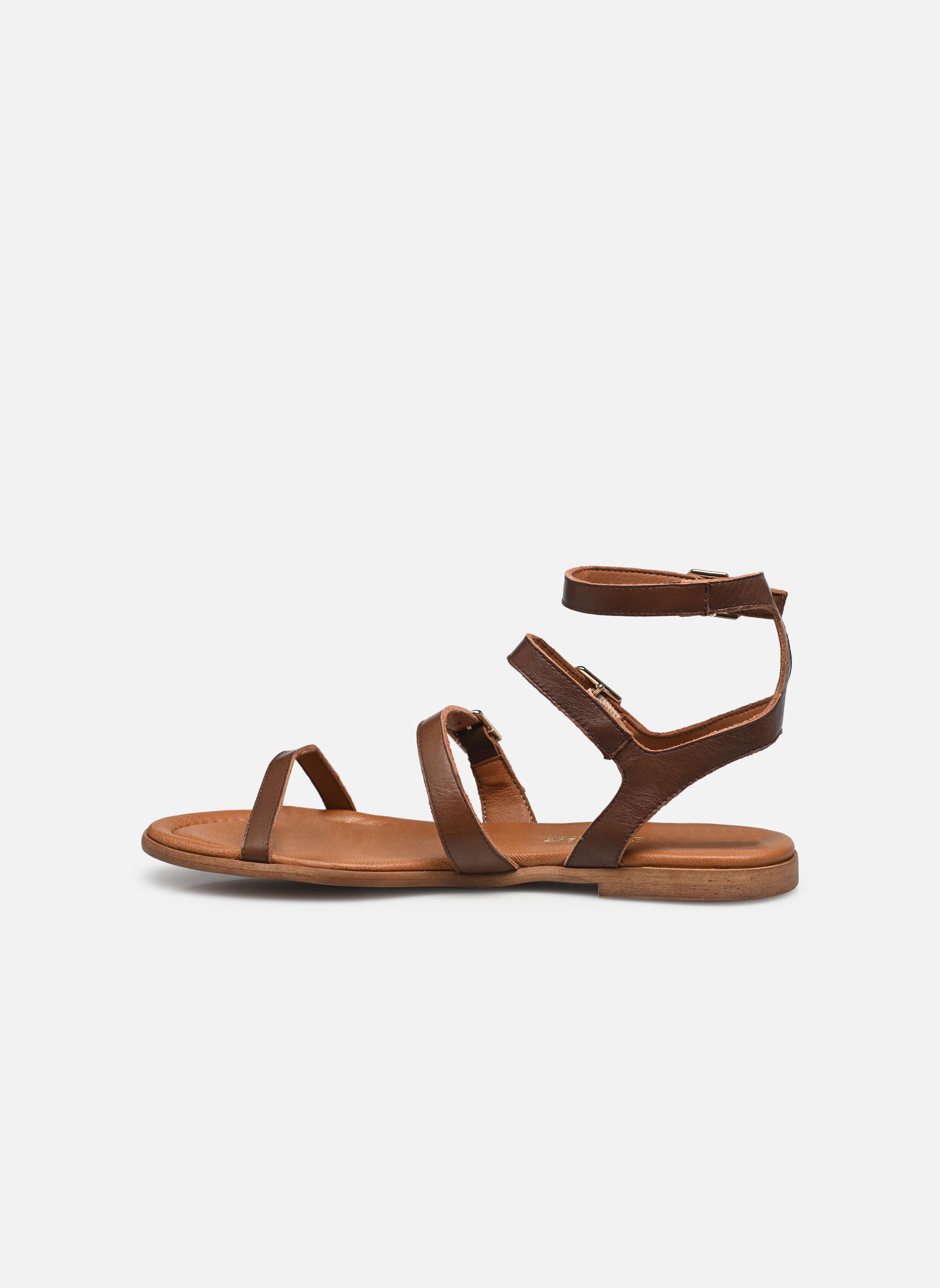 Flache Sandalen 1540 damen braun Bryan Stepwise Flache Sandalen 1540 damen braun CUERO