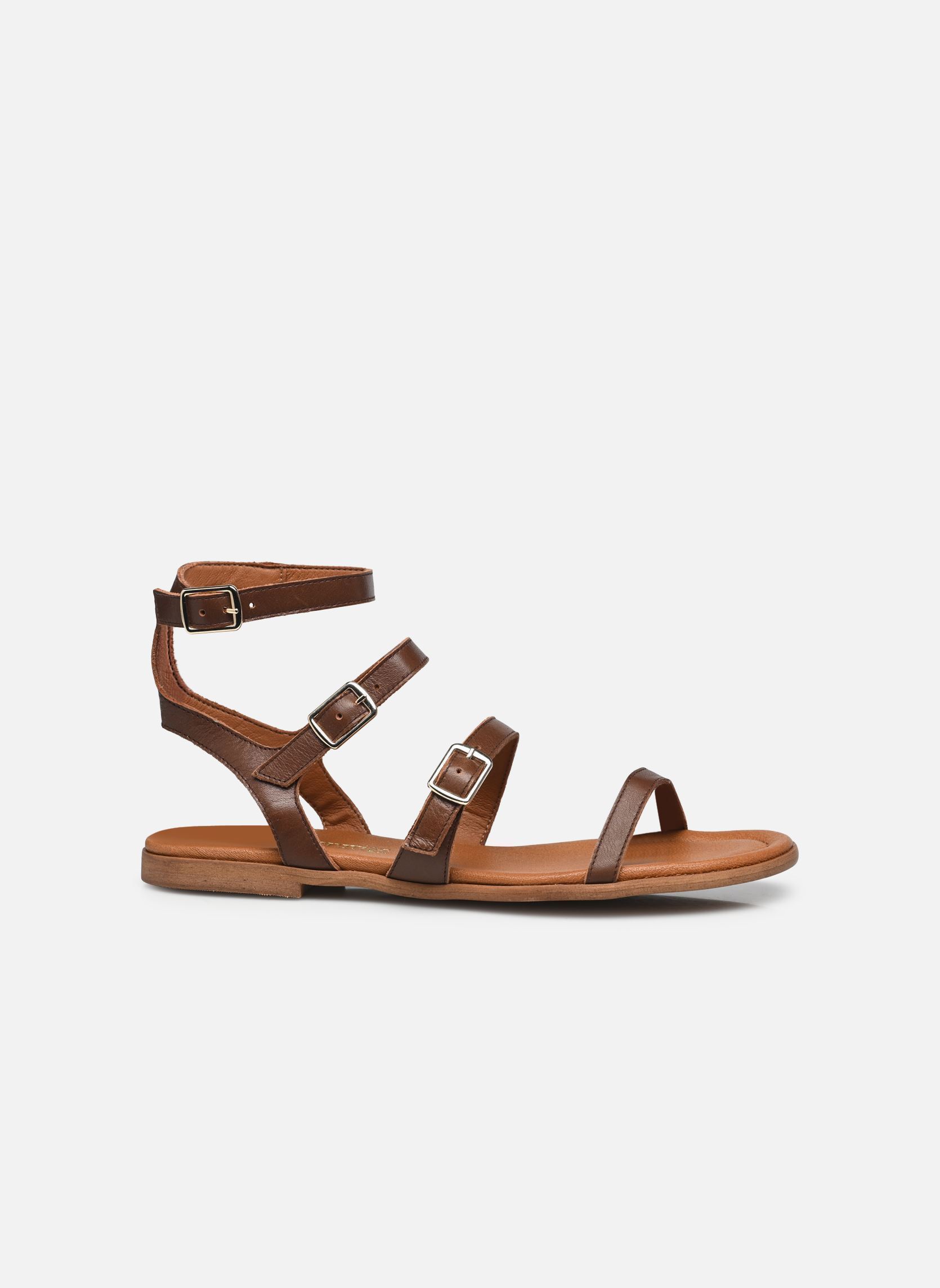 Flache Sandalen 1540 damen braun Bryan Stepwise Flache Sandalen 1540 damen braun CUERO