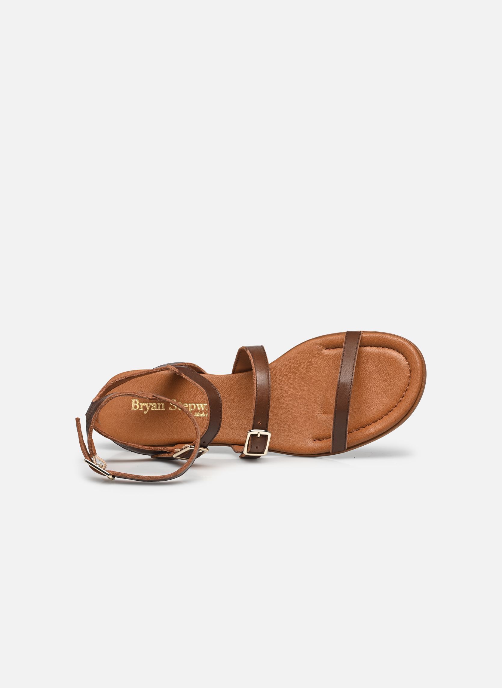 Flache Sandalen 1540 damen braun Bryan Stepwise Flache Sandalen 1540 damen braun CUERO