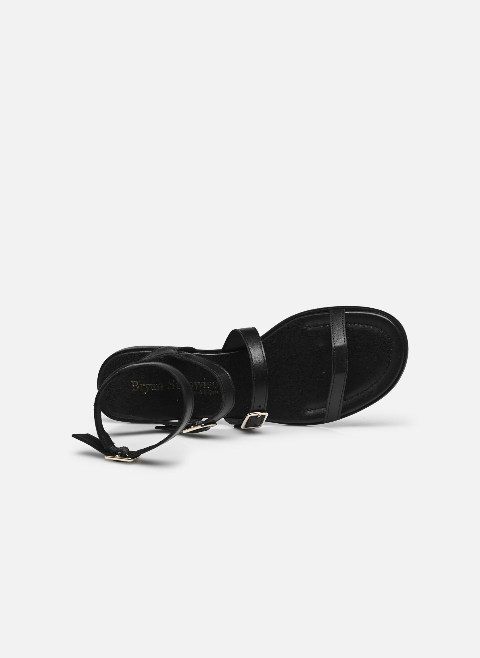 Sandales plates 1540 femme noir Bryan Stepwise Sandales plates 1540 femme noir NEGRO