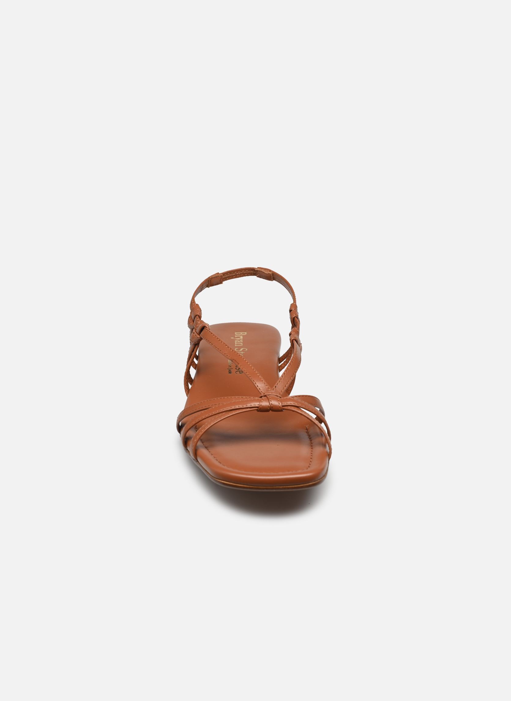 Platte sandalen 4622 dames bruin Bryan Stepwise Platte sandalen 4622 dames bruin CUERO