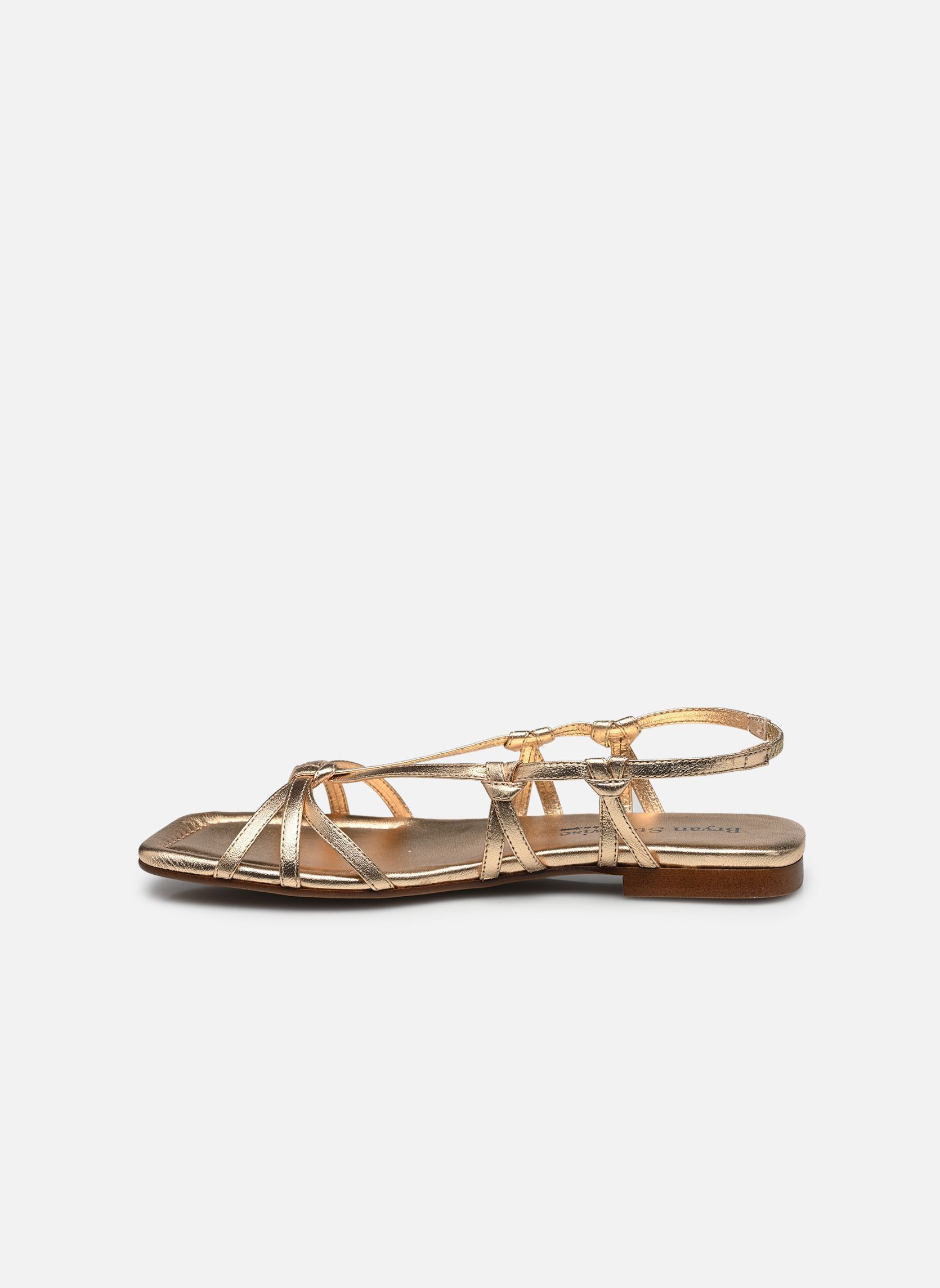 Platte sandalen 4622 dames goud en brons Bryan Stepwise Platte sandalen 4622 dames goud en brons ARTEMIS
