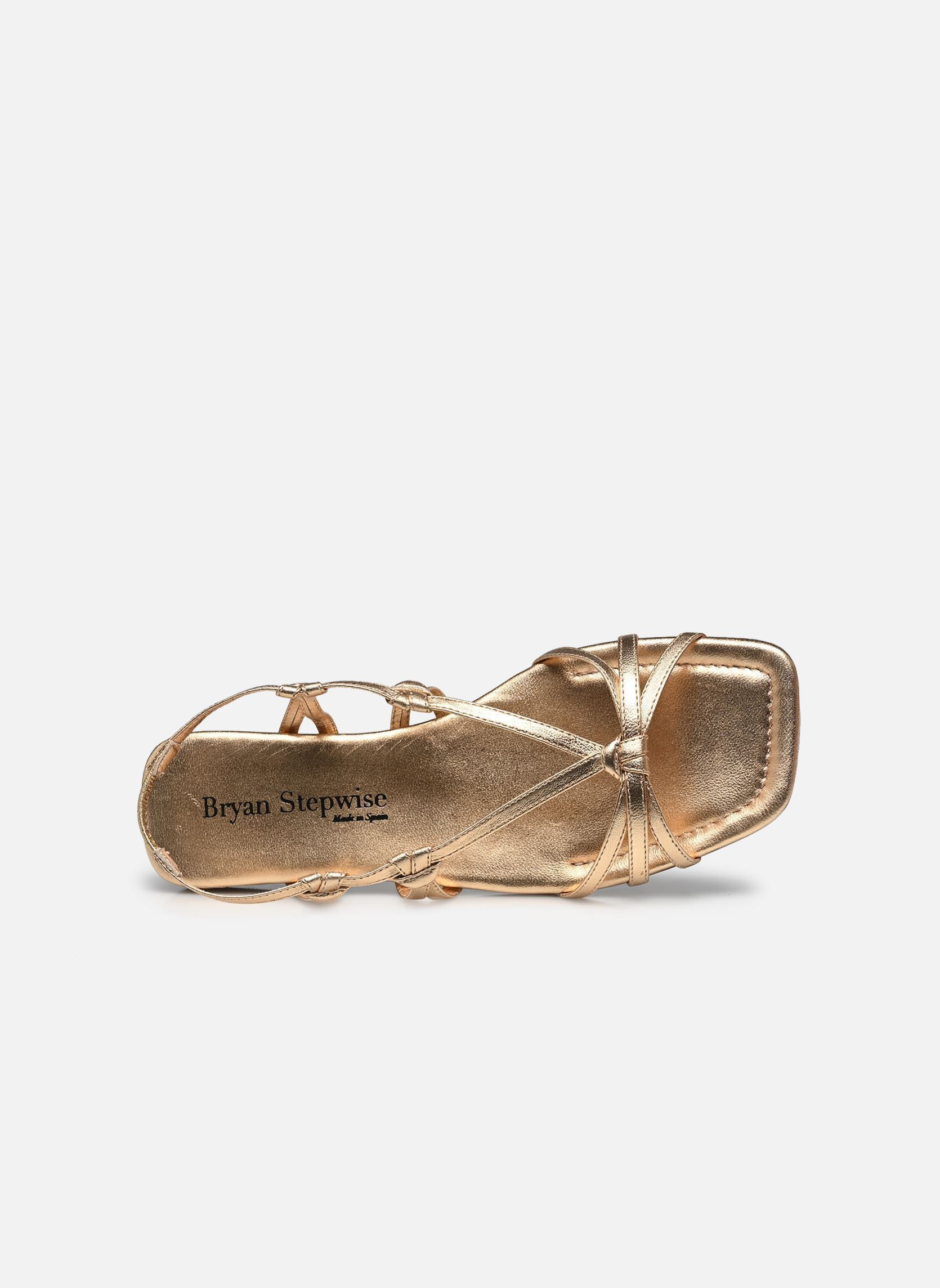 Platte sandalen 4622 dames goud en brons Bryan Stepwise Platte sandalen 4622 dames goud en brons ARTEMIS