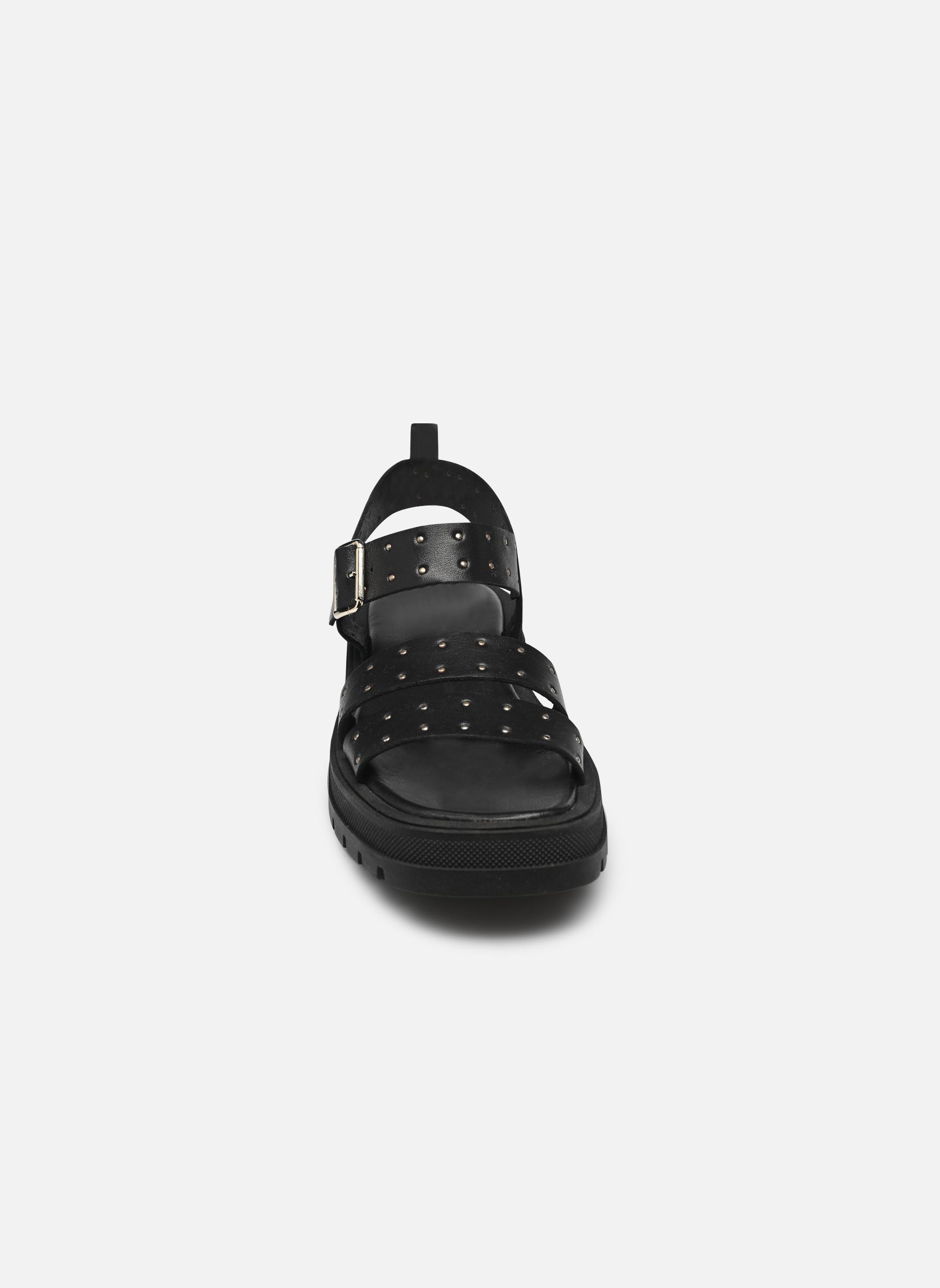 Sandalen met sleehak en plateau 7402 dames zwart Bryan Stepwise Sandalen met sleehak en plateau 7402 dames zwart NEGRO