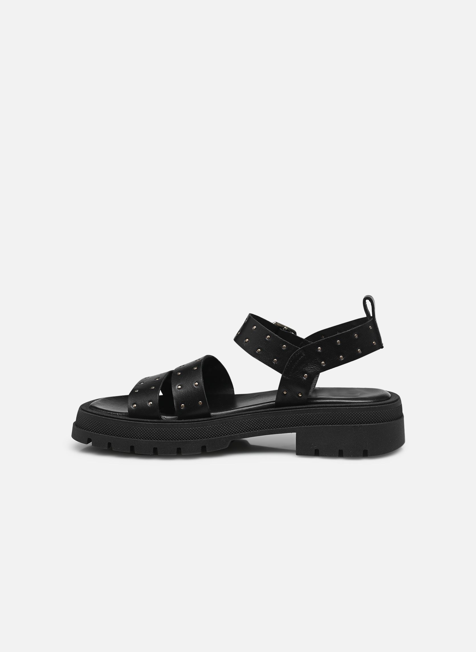 Sandalen met sleehak en plateau 7402 dames zwart Bryan Stepwise Sandalen met sleehak en plateau 7402 dames zwart NEGRO
