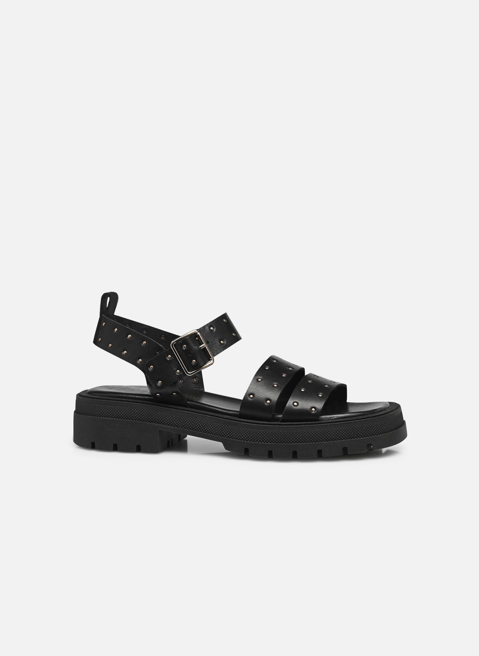 Sandalen met sleehak en plateau 7402 dames zwart Bryan Stepwise Sandalen met sleehak en plateau 7402 dames zwart NEGRO