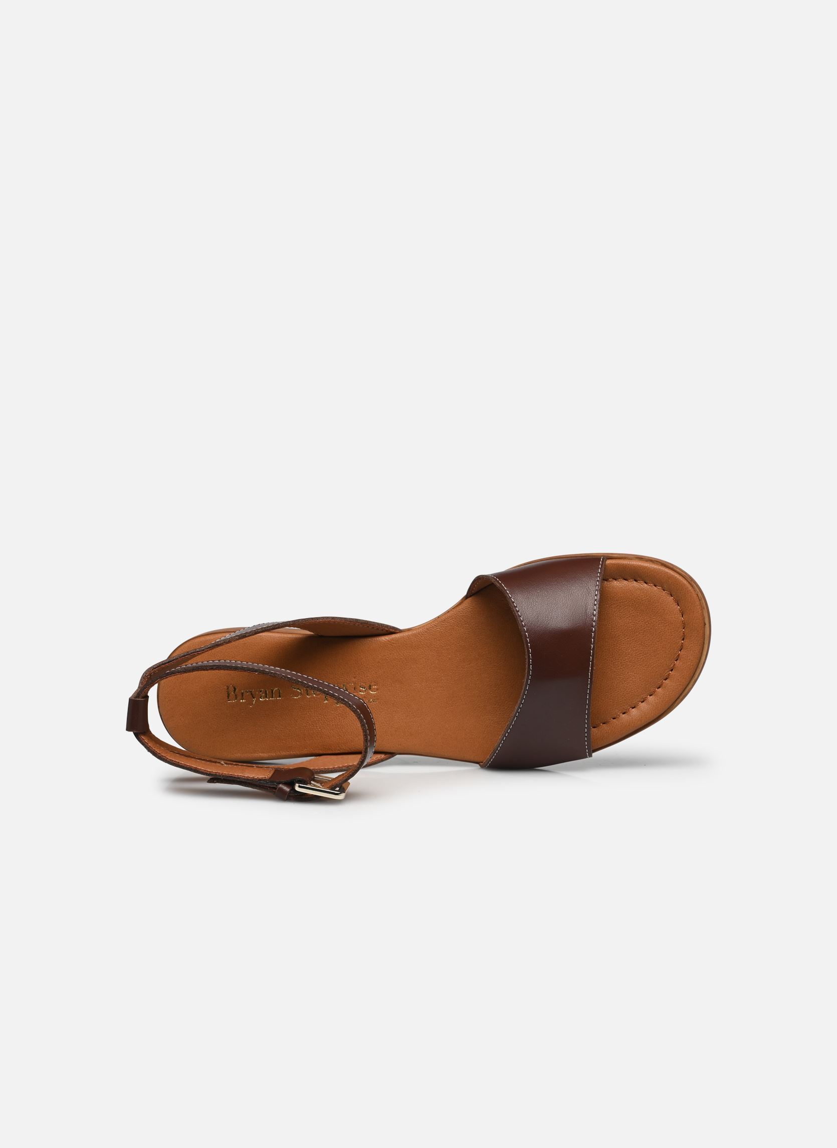 Flache Sandalen 1543 damen braun Bryan Stepwise Flache Sandalen 1543 damen braun CUERO