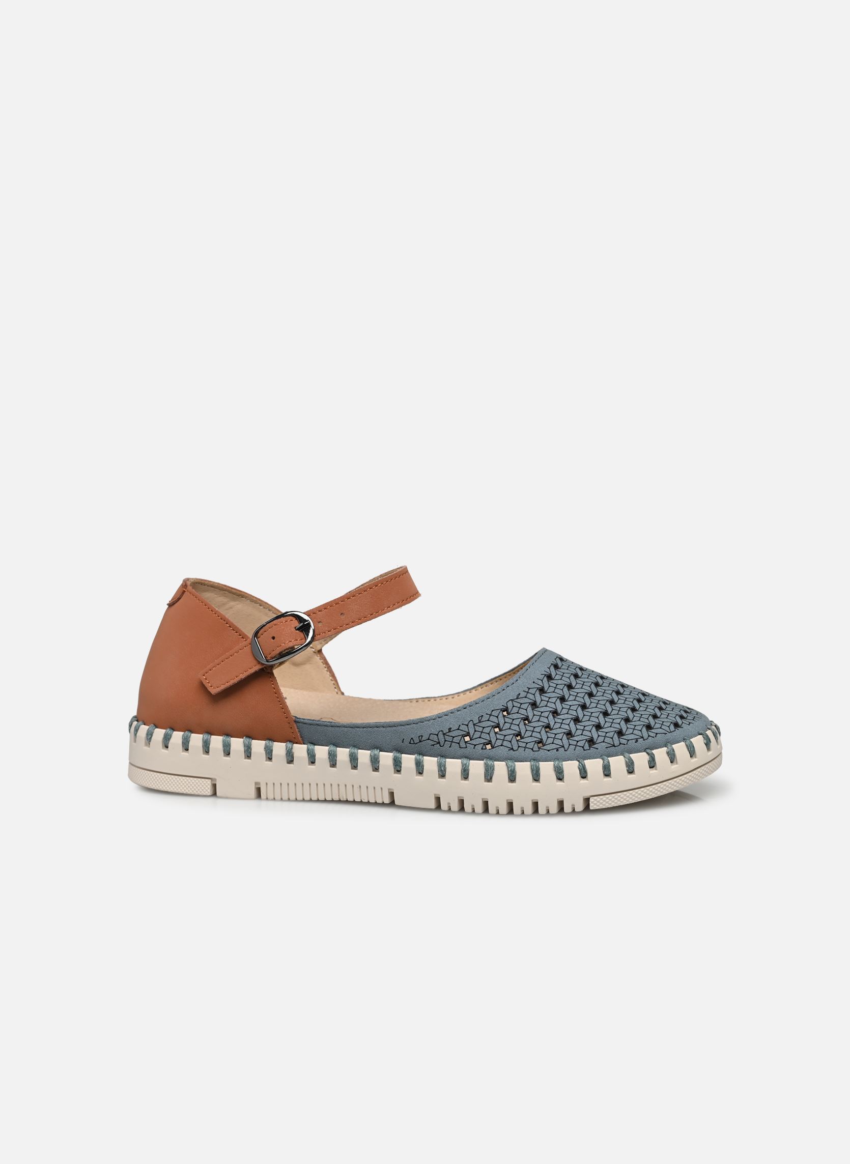 Sandales plates PUELO W13401 femme bleu Comfeet Sandales plates PUELO W13401 femme bleu Navy