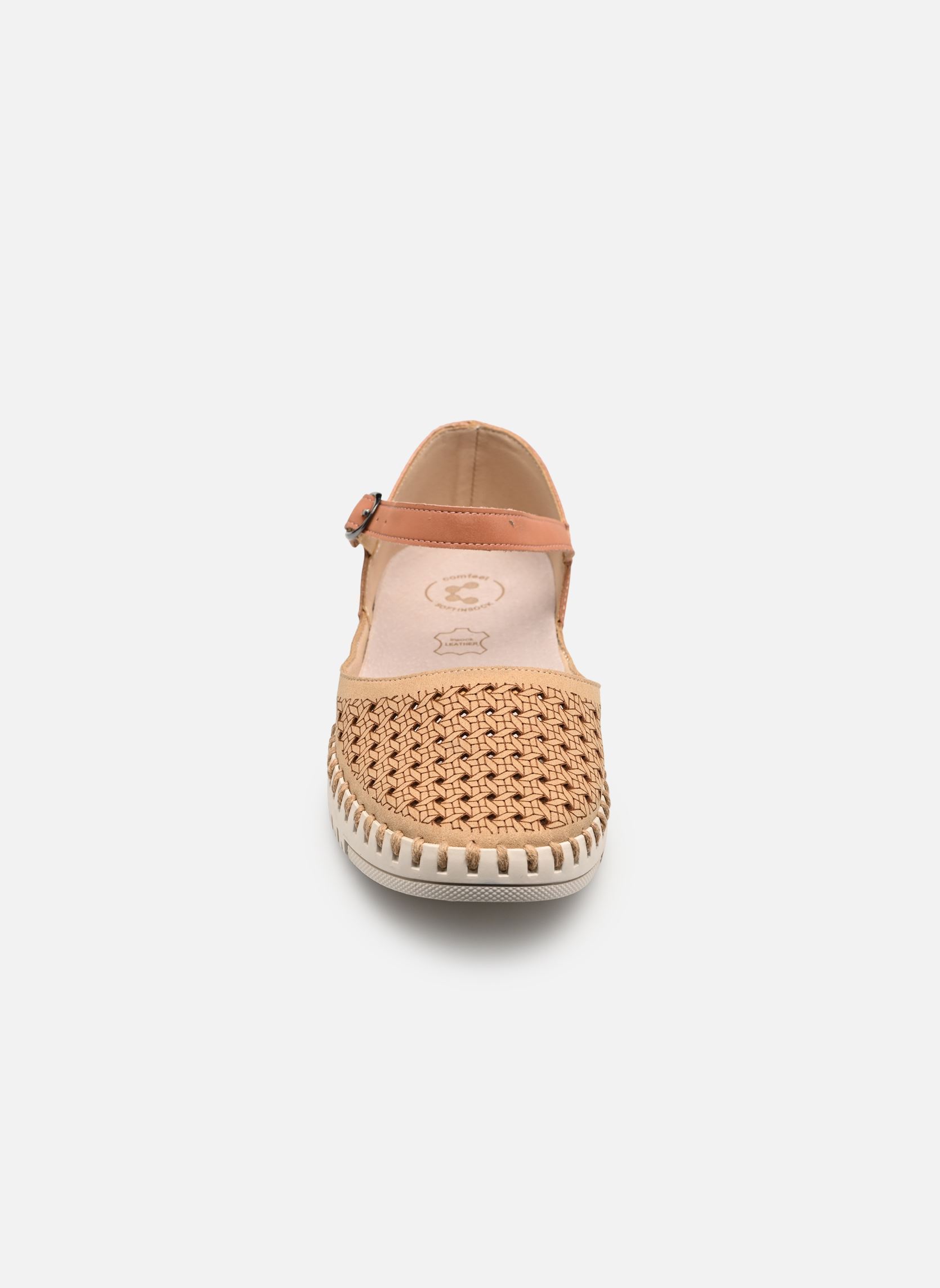 Sandales plates PUELO W13401 femme beige Comfeet Sandales plates PUELO W13401 femme beige BEIGE