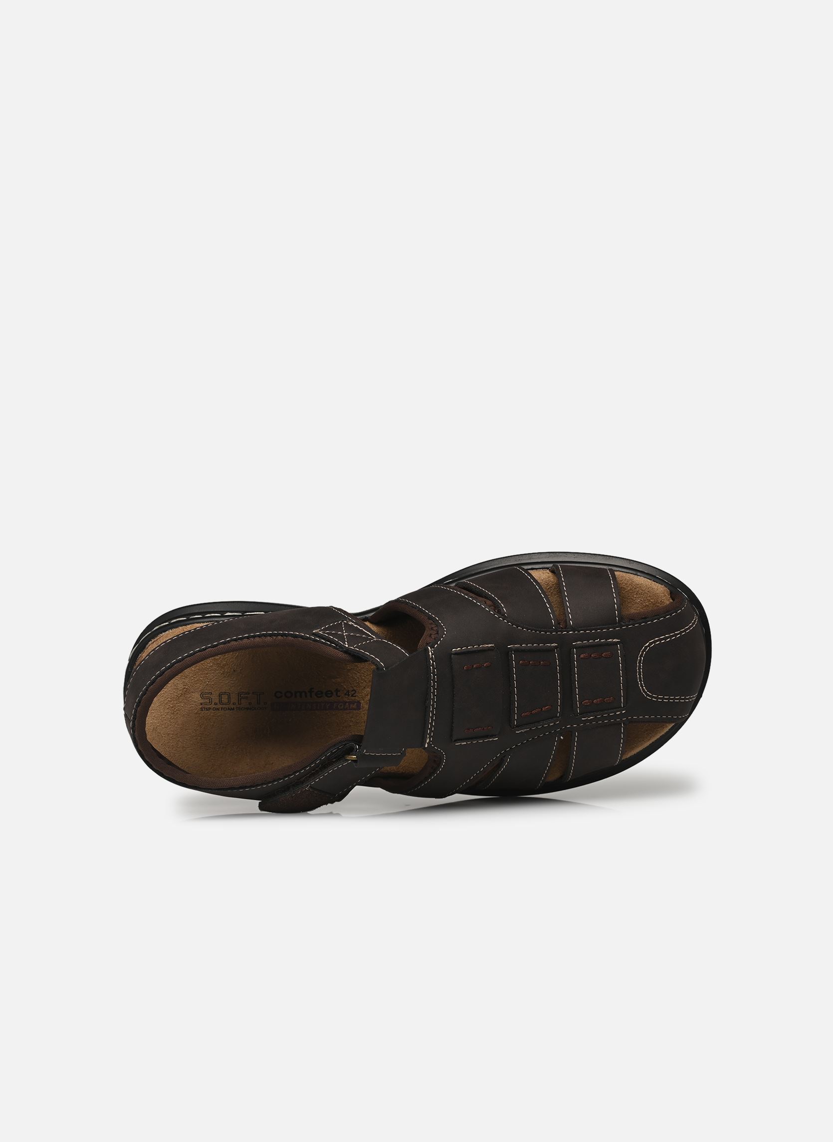Sandalen und Pantoletten NASSER M08914 herren braun Comfeet Sandalen und Pantoletten NASSER M08914 herren braun Cafe