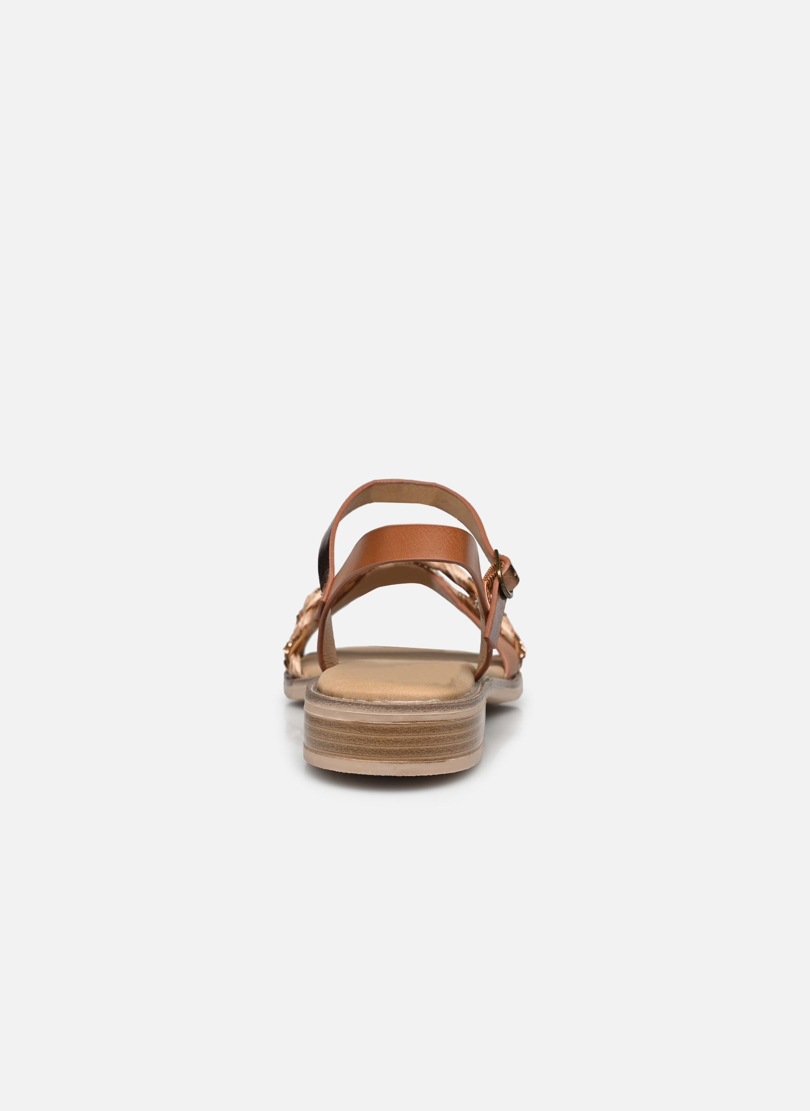 Sandales plates ACIANO W02702 femme marron Comfeet Sandales plates ACIANO W02702 femme marron BROWN