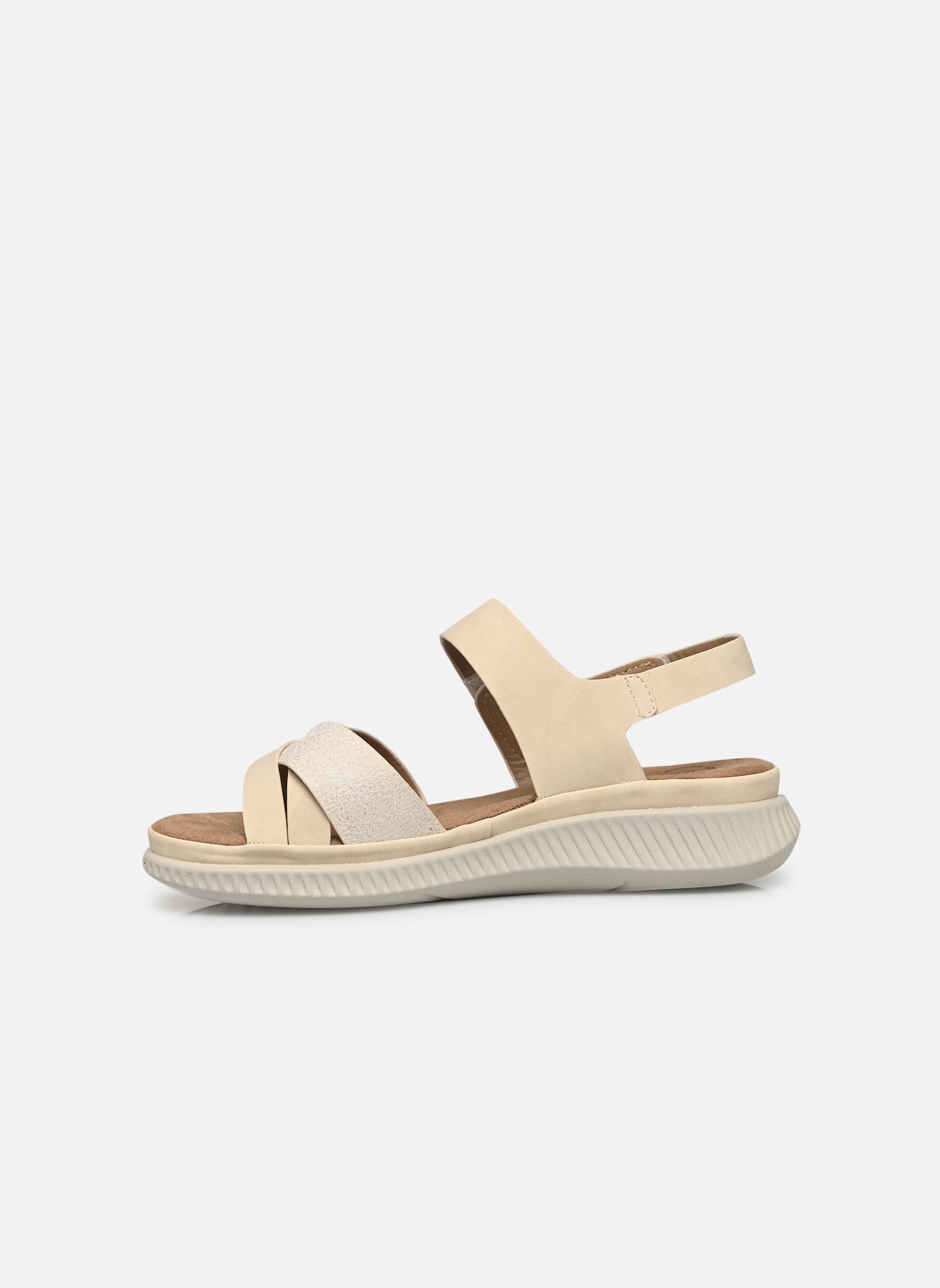 Flache Sandalen PAIMUN damen beige Comfeet Flache Sandalen PAIMUN damen beige BEIGE