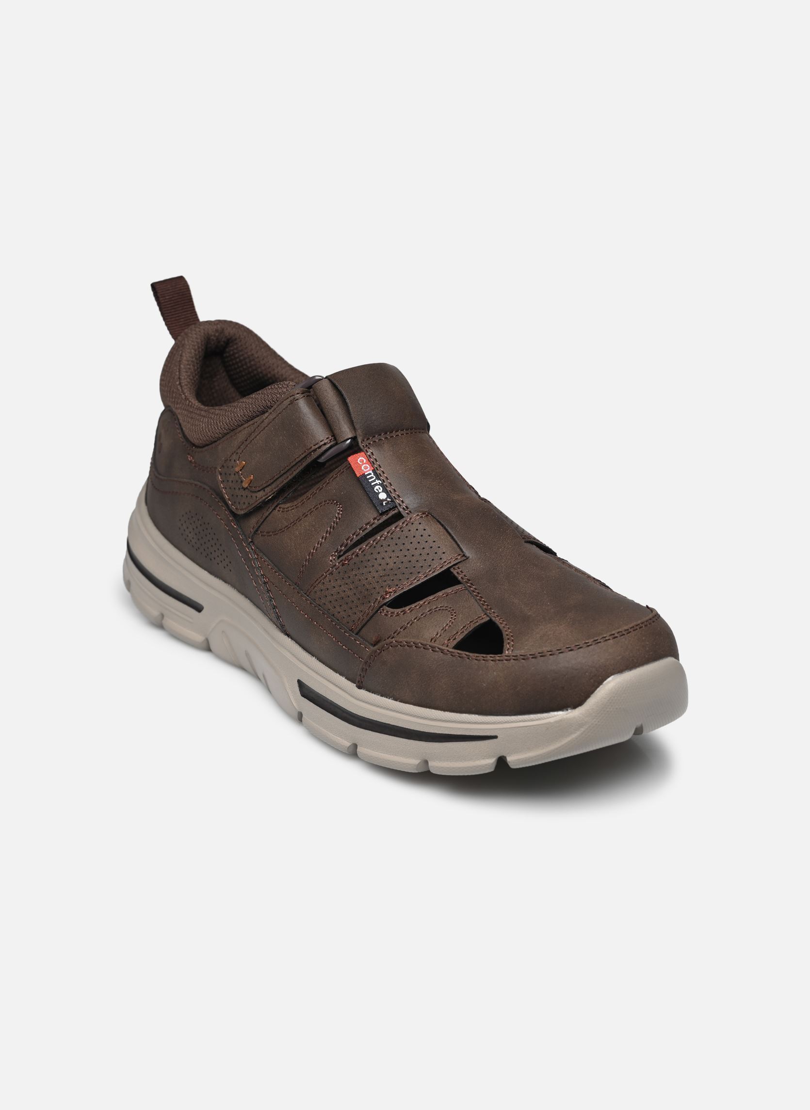 Sandalen und Pantoletten HELIUM herren braun Comfeet Sandalen und Pantoletten HELIUM herren braun D.BROW