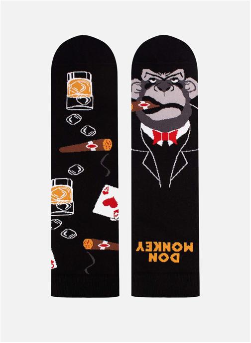 Pirin Hill Chaussettes Chaussettes Pirin Hill Arty Don Monkey homme noir