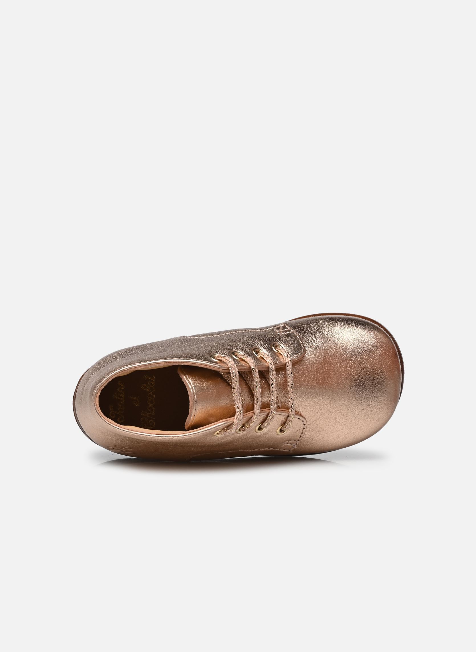 Enkellaarsjes T&C 1 DERBY meisjes roze Tartine et Chocolat Enkellaarsjes T&C 1 DERBY meisjes roze COPPER