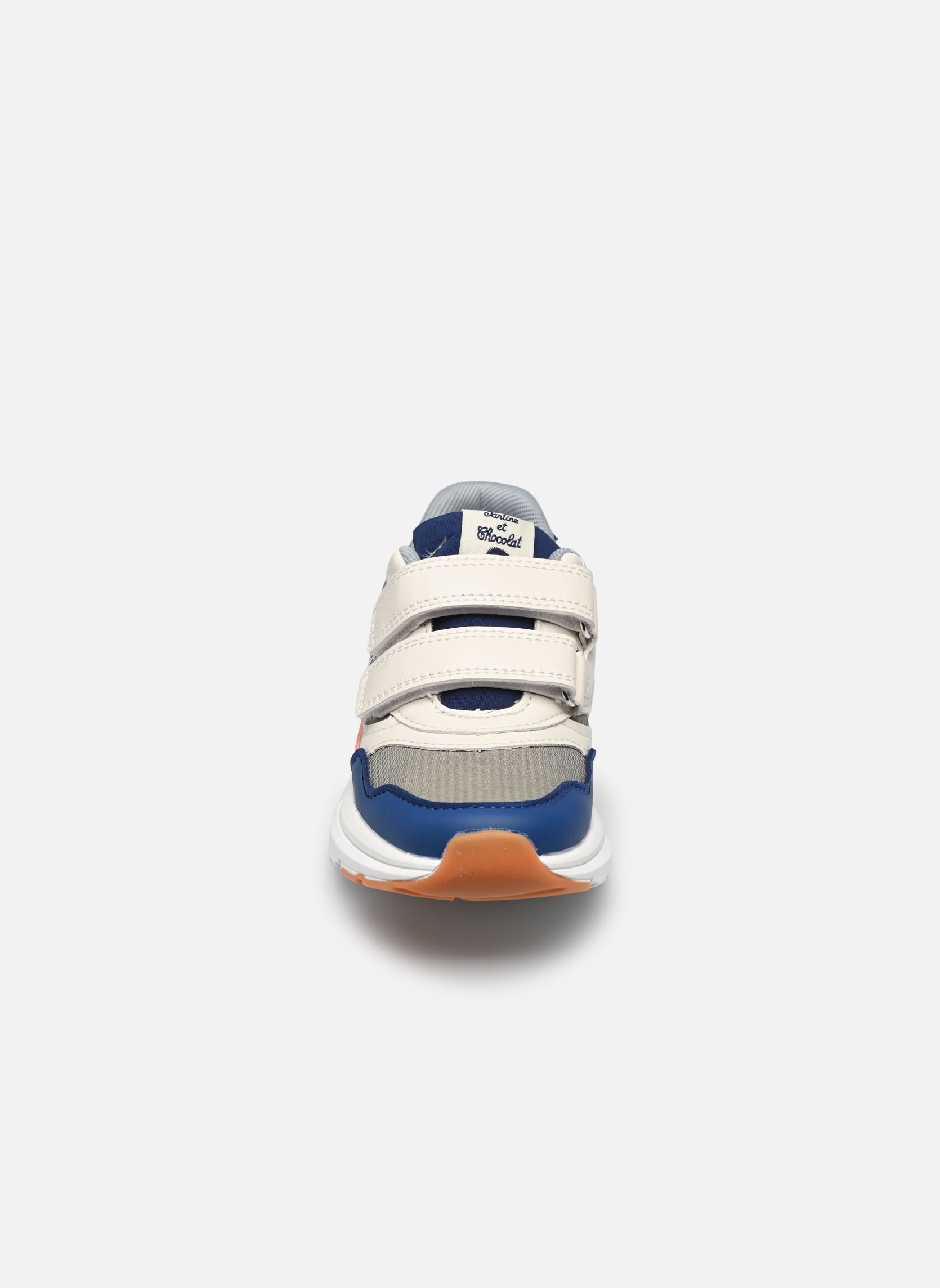 Sneaker T&C 18 EASY jungen mehrfarbig Tartine et Chocolat Sneaker T&C 18 EASY jungen mehrfarbig KAKI-OFF WHITE-BLUE