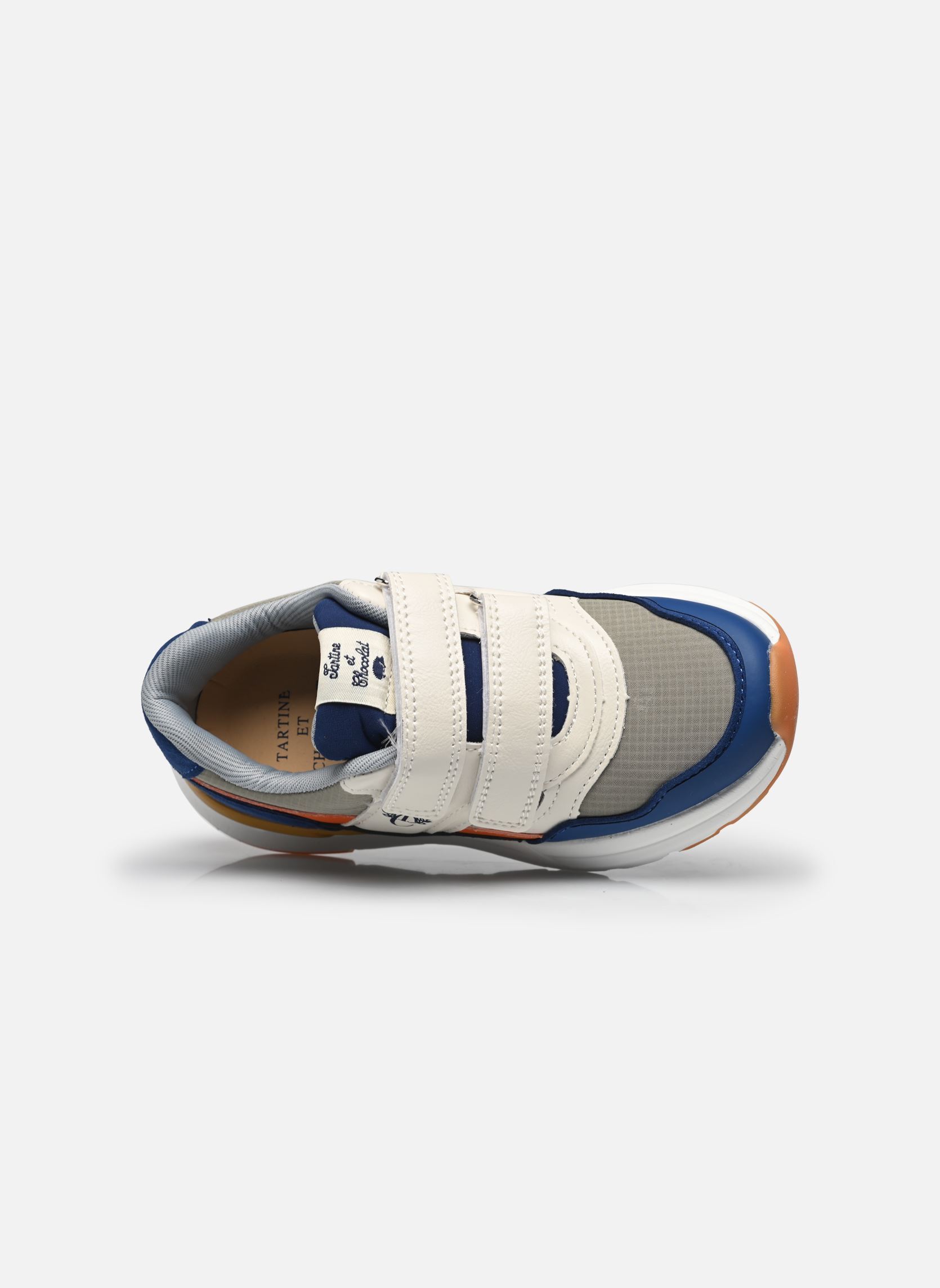 Sneaker T&C 18 EASY jungen mehrfarbig Tartine et Chocolat Sneaker T&C 18 EASY jungen mehrfarbig KAKI-OFF WHITE-BLUE