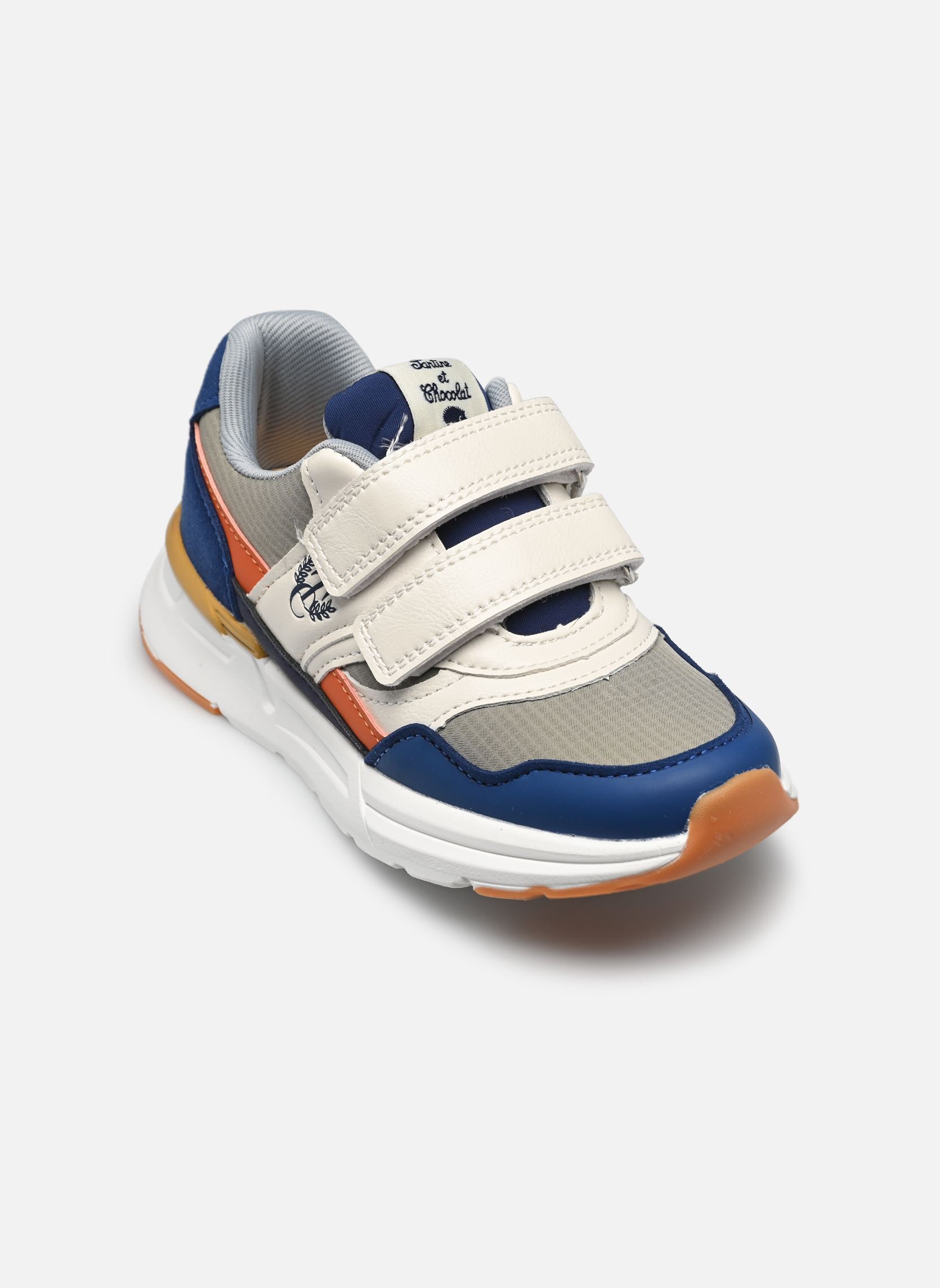 Sneaker T&C 18 EASY jungen mehrfarbig Tartine et Chocolat Sneaker T&C 18 EASY jungen mehrfarbig KAKI-OFF WHITE-BLUE