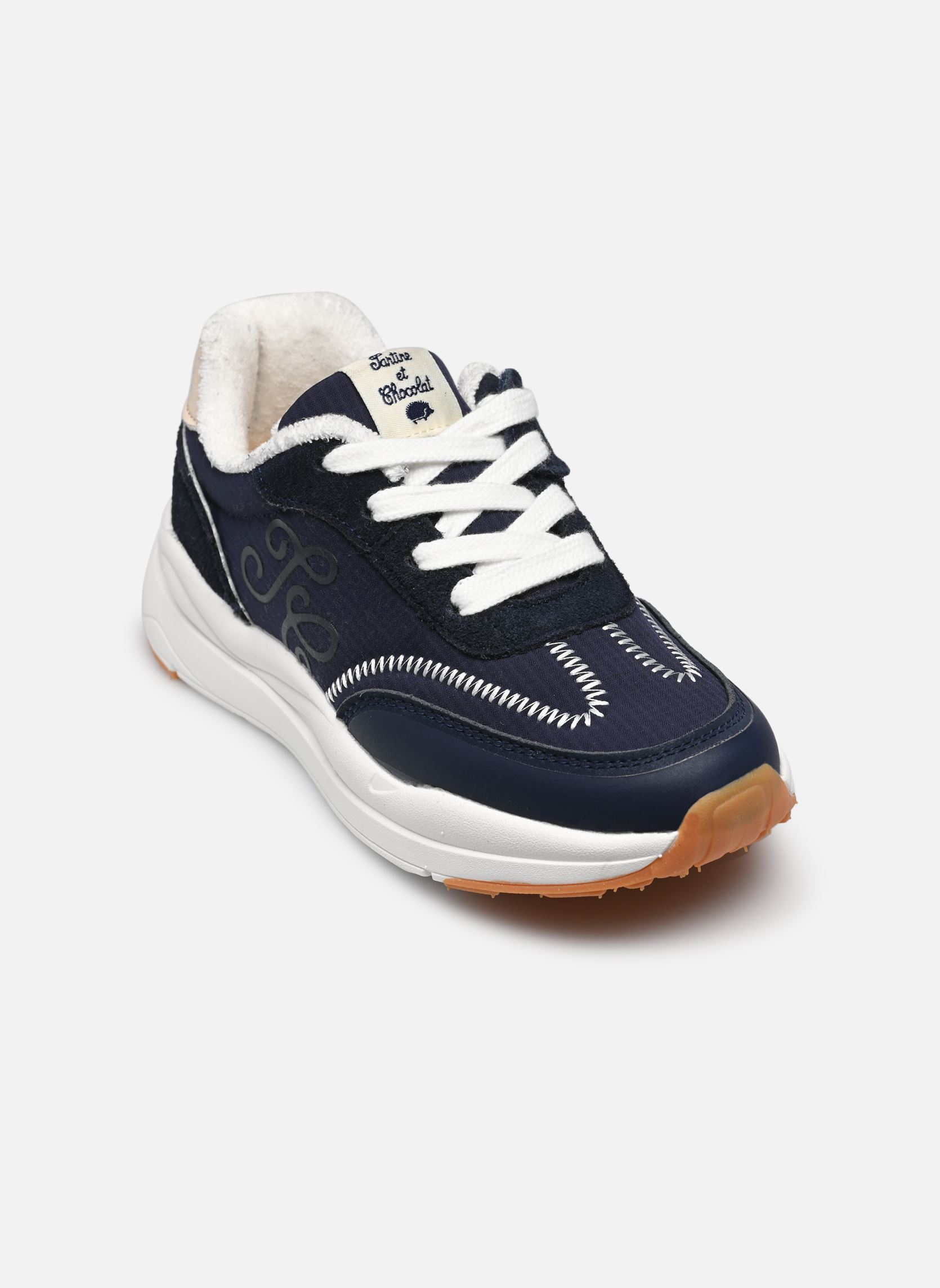 Niedrige Sneaker T&C 19 LACES mädchen blau Tartine et Chocolat Niedrige Sneaker T&C 19 LACES mädchen blau NAVY