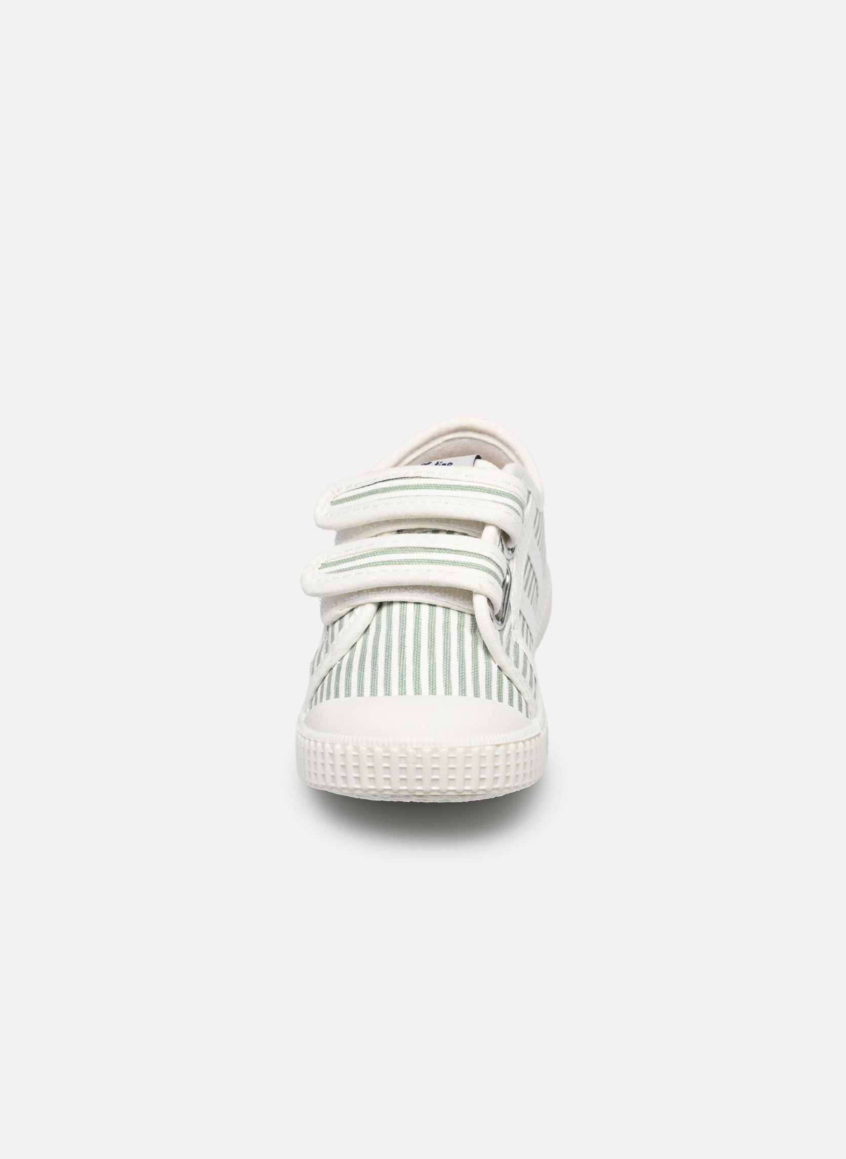 Baskets basses T&C 14 EASY garçon vert Tartine et Chocolat Baskets basses T&C 14 EASY garçon vert STRIPES SAUGE