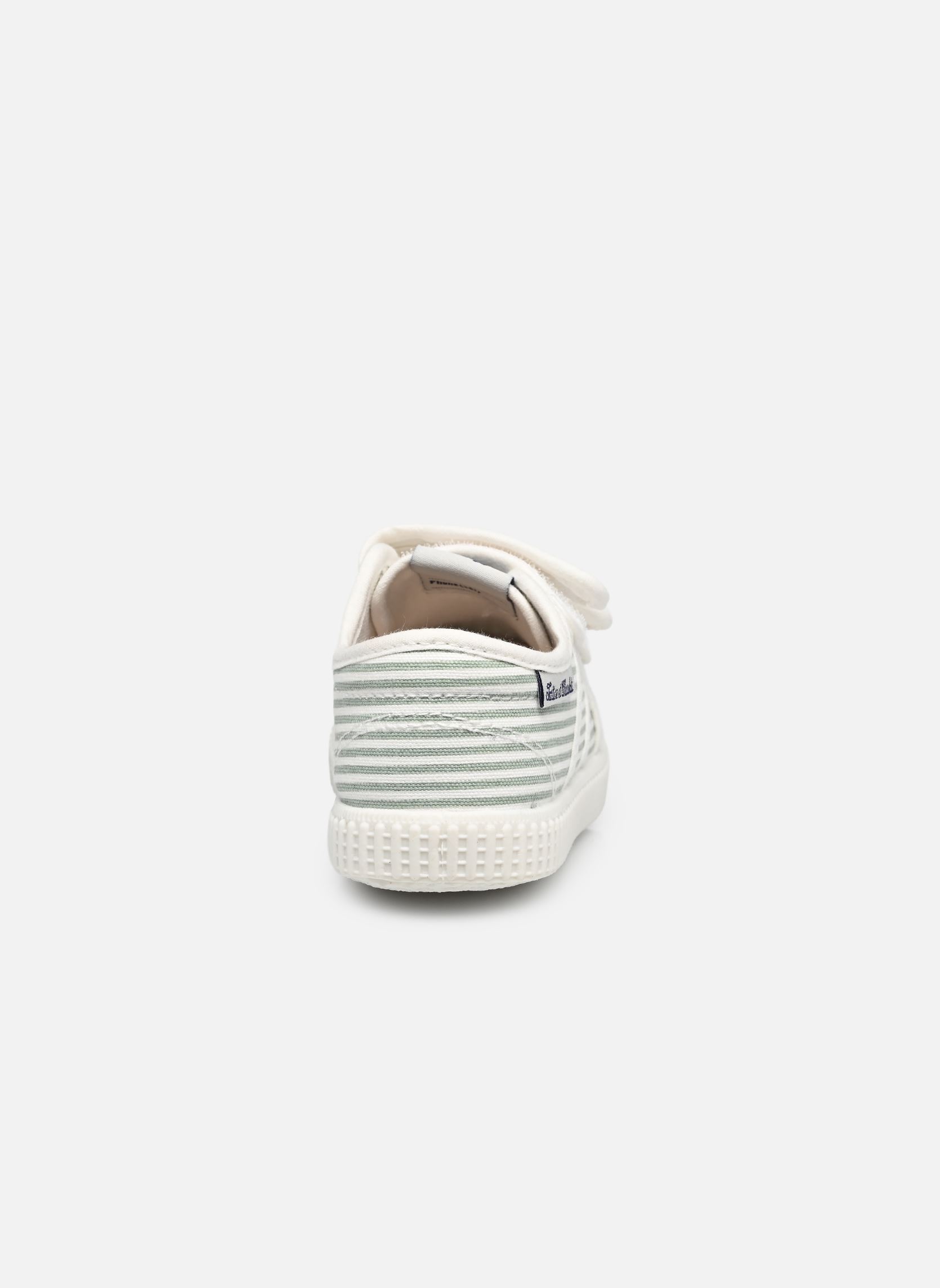 Baskets basses T&C 14 EASY garçon vert Tartine et Chocolat Baskets basses T&C 14 EASY garçon vert STRIPES SAUGE