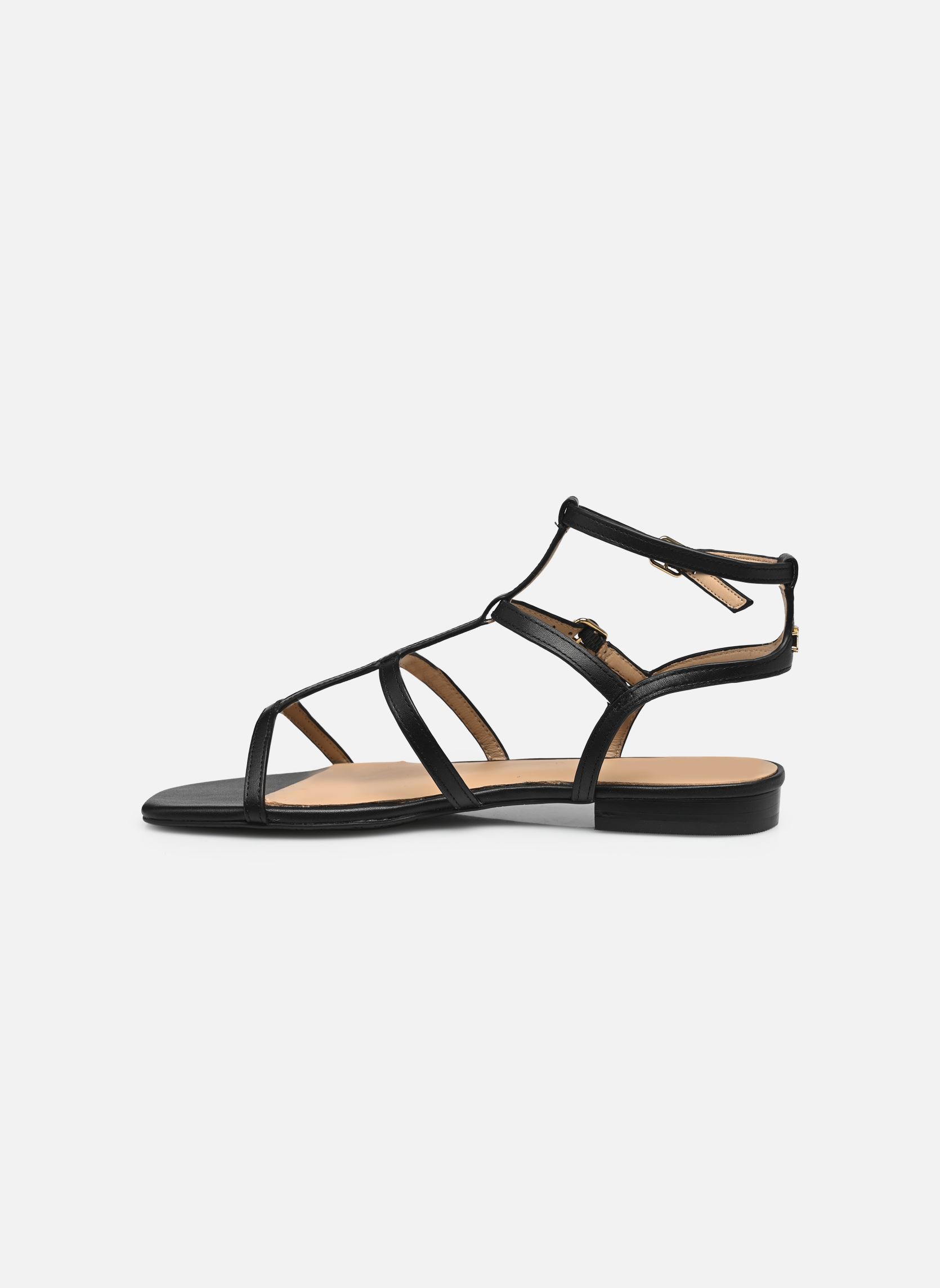 Flache Sandalen Everley Gldr-Sandals-Flat Sandal damen schwarz Lauren Ralph Lauren Flache Sandalen Everley Gldr-Sandals-Flat Sandal damen schwarz BLACK