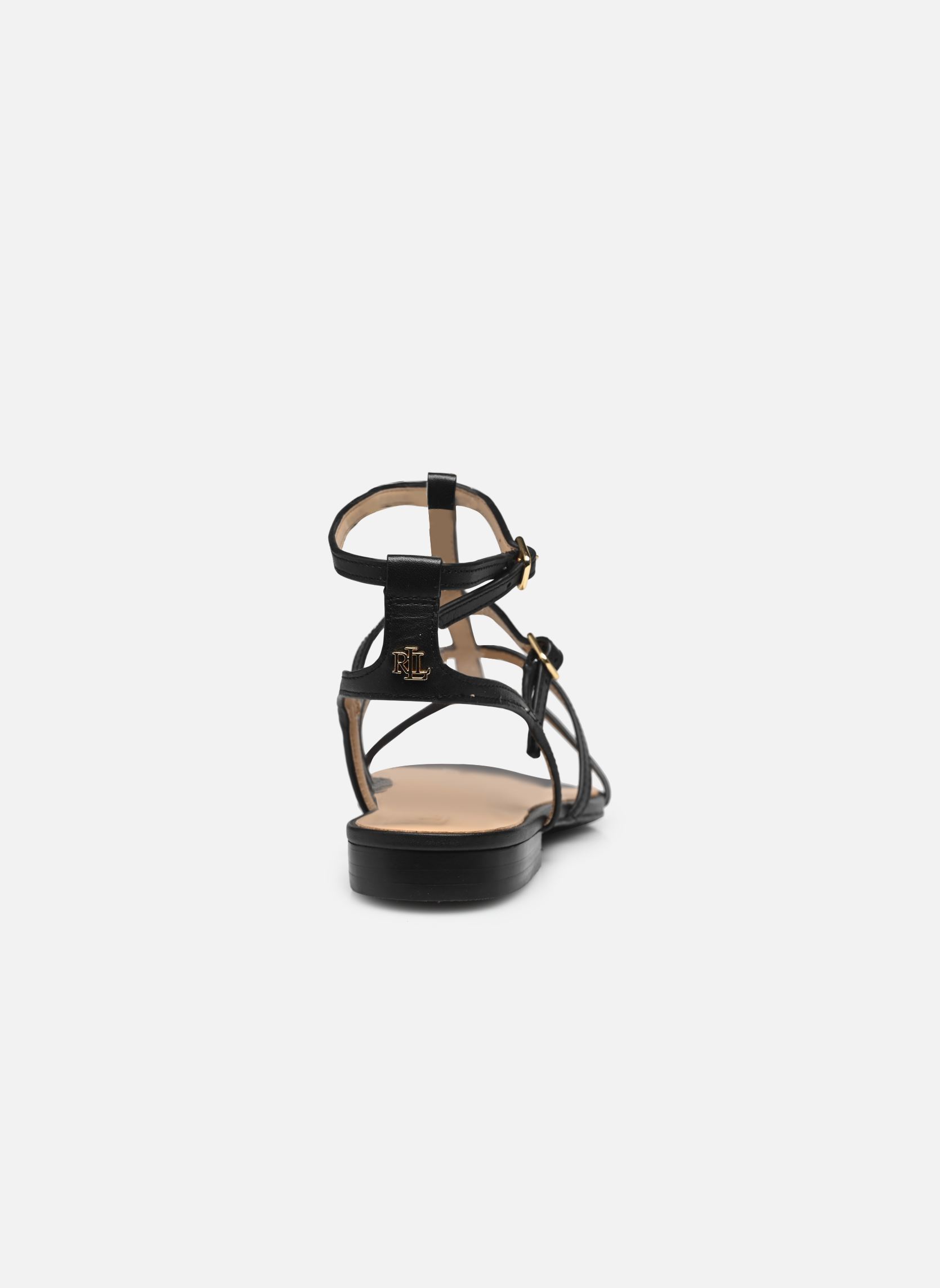 Flache Sandalen Everley Gldr-Sandals-Flat Sandal damen schwarz Lauren Ralph Lauren Flache Sandalen Everley Gldr-Sandals-Flat Sandal damen schwarz BLACK