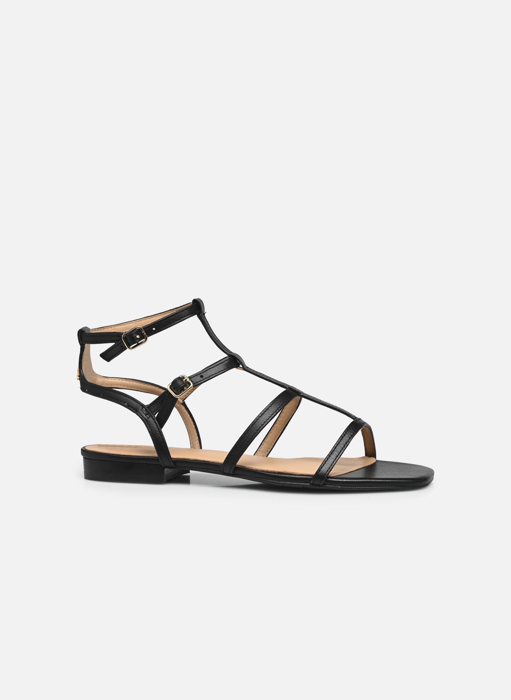 Flache Sandalen Everley Gldr-Sandals-Flat Sandal damen schwarz Lauren Ralph Lauren Flache Sandalen Everley Gldr-Sandals-Flat Sandal damen schwarz BLACK