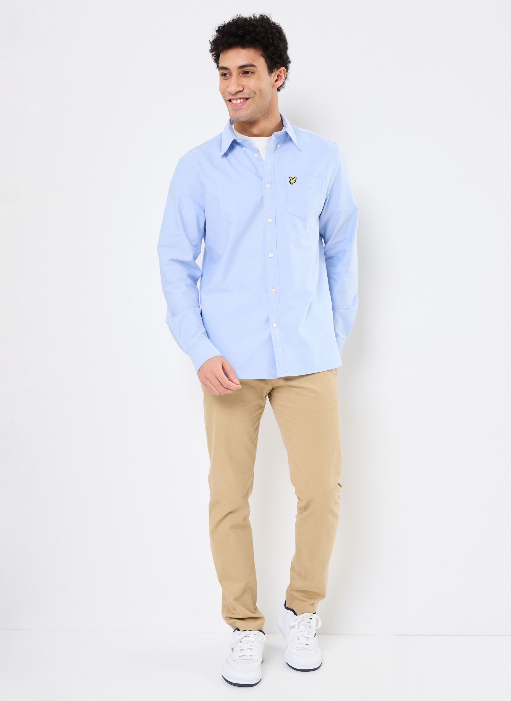 Hemden Plain Oxford Shirt heren wit Lyle & Scott Hemden Plain Oxford Shirt heren wit Cove