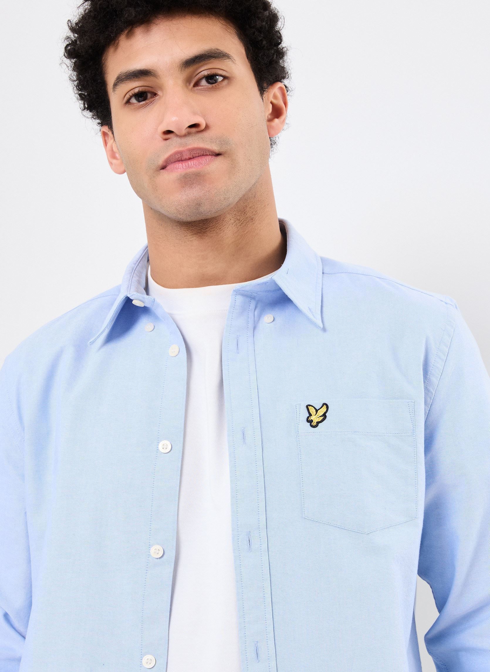 Hemden Plain Oxford Shirt heren wit Lyle & Scott Hemden Plain Oxford Shirt heren wit Cove