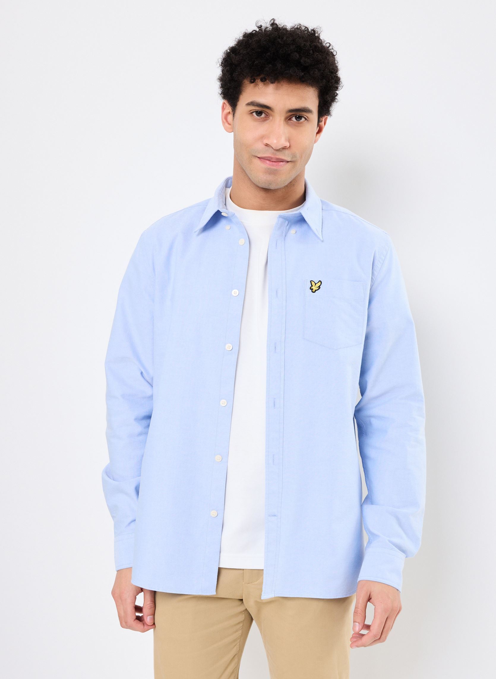 Hemden Plain Oxford Shirt heren wit Lyle & Scott Hemden Plain Oxford Shirt heren wit Cove