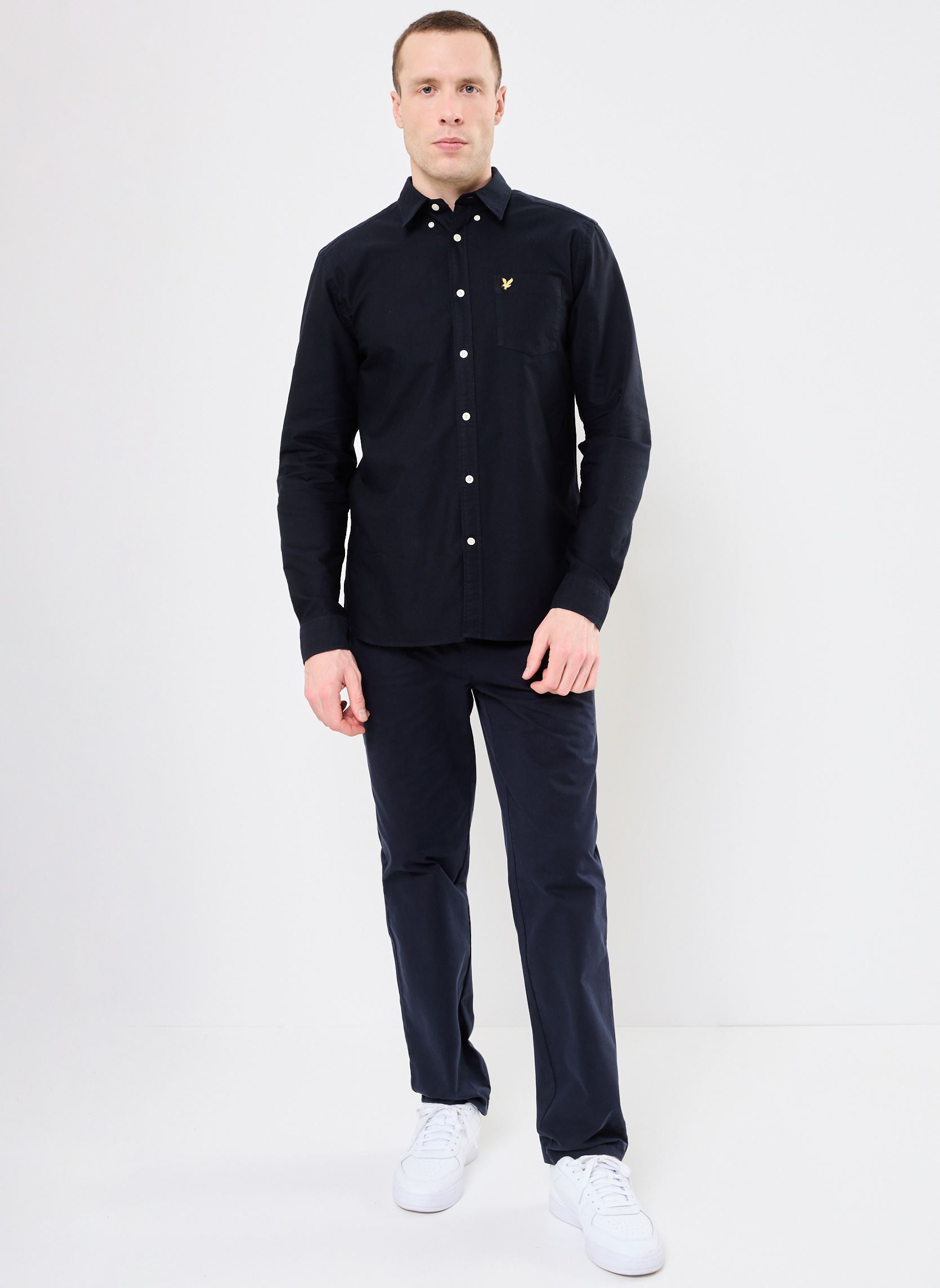 Hemden Plain Oxford Shirt herren blau Lyle & Scott Hemden Plain Oxford Shirt herren blau DARK NAVY