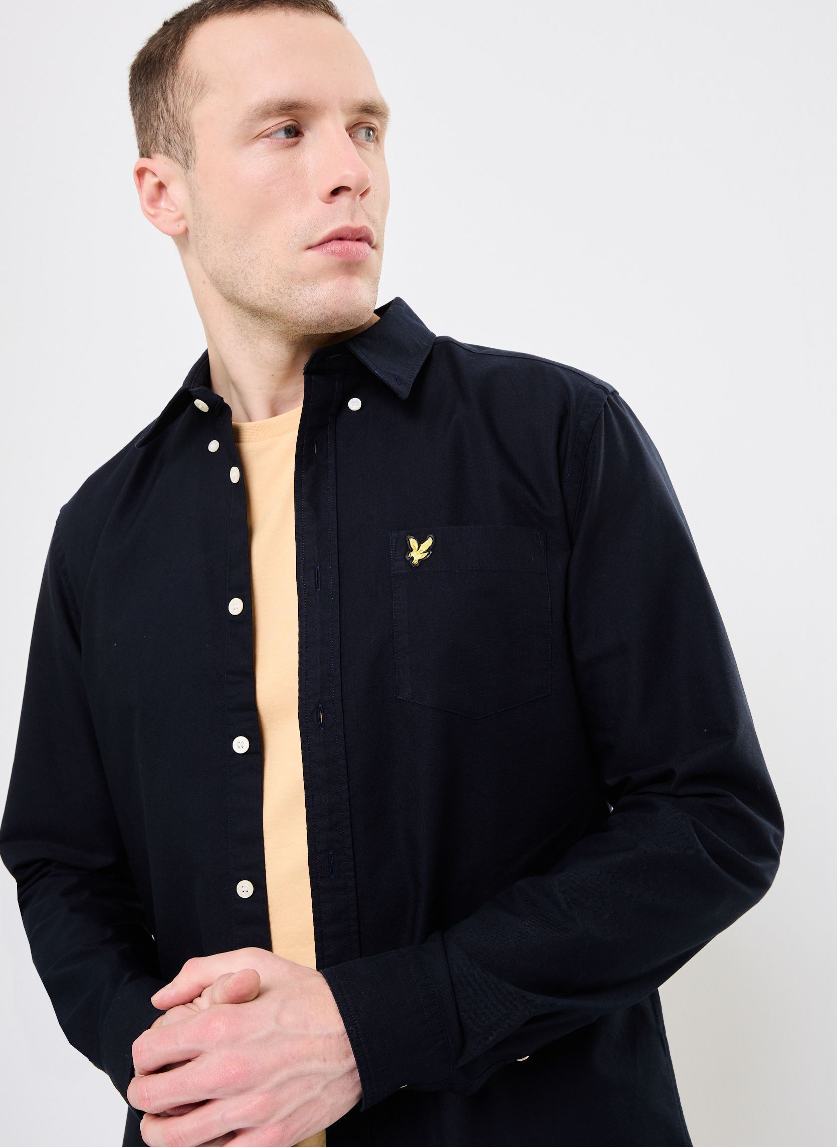 Hemden Plain Oxford Shirt herren blau Lyle & Scott Hemden Plain Oxford Shirt herren blau DARK NAVY