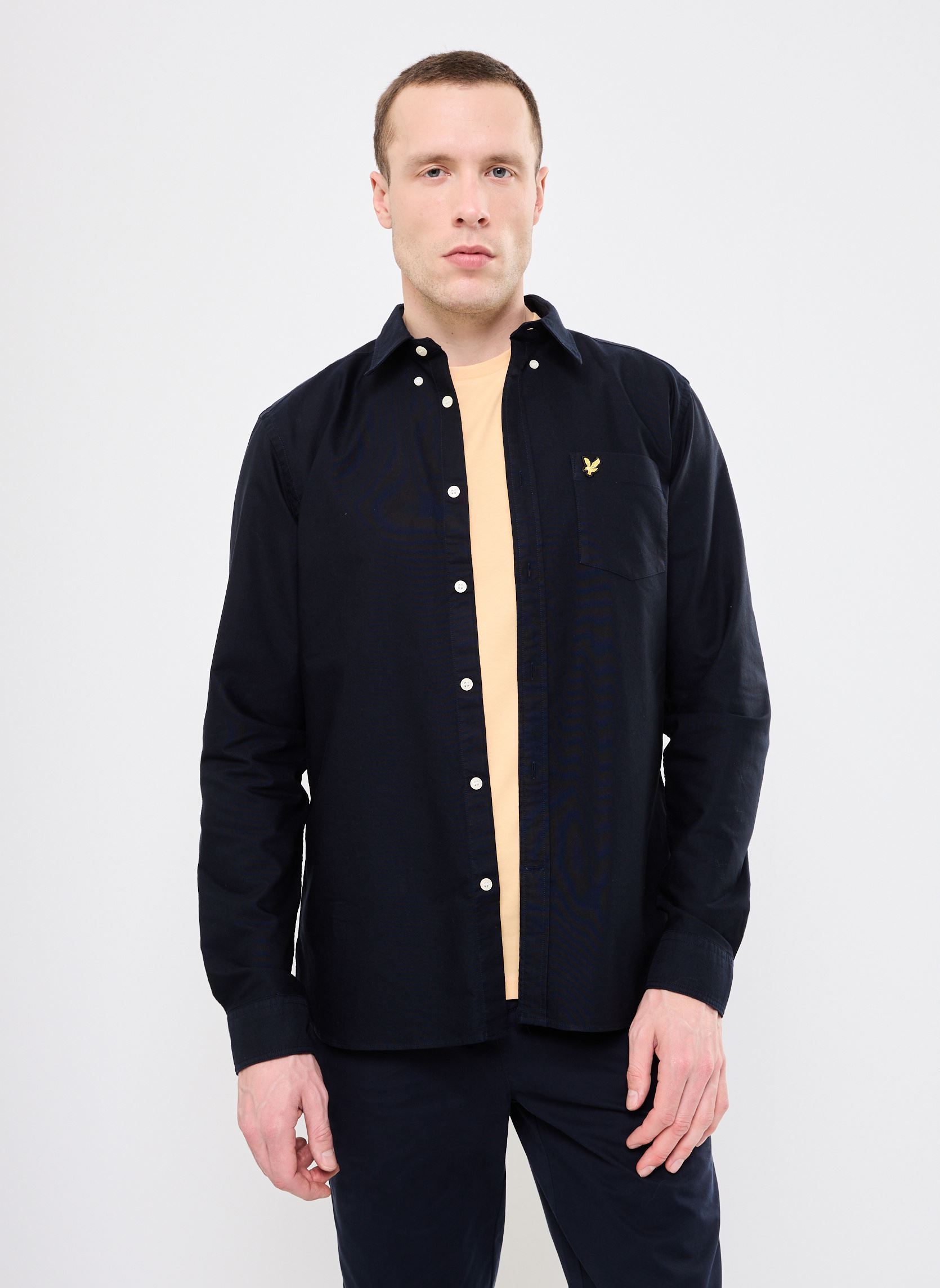 Hemden Plain Oxford Shirt herren blau Lyle & Scott Hemden Plain Oxford Shirt herren blau DARK NAVY