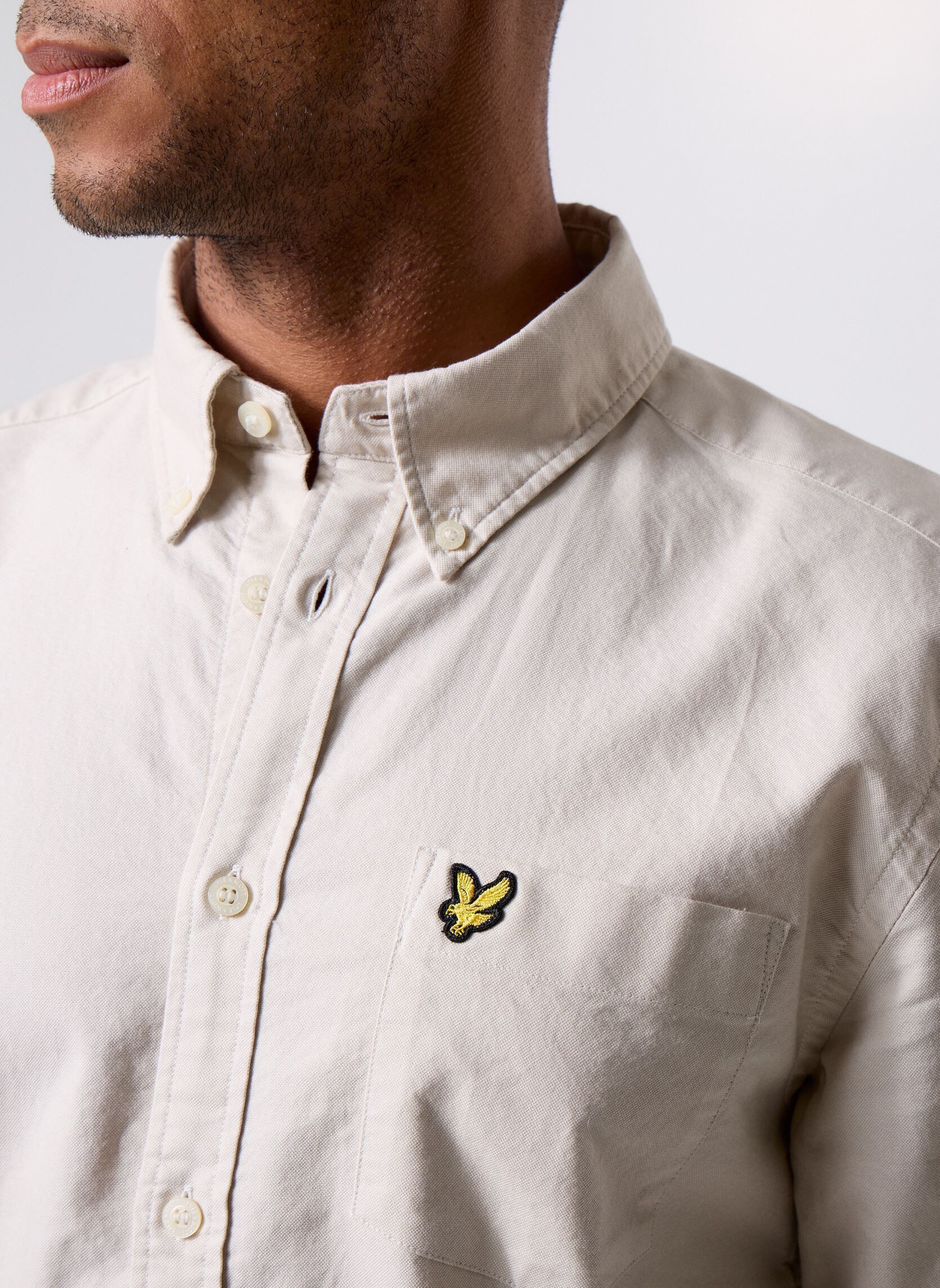 Hemden Plain Oxford Shirt heren wit Lyle & Scott Hemden Plain Oxford Shirt heren wit COVE