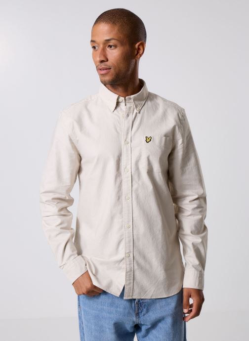 Lyle & Scott Hemden Plain Oxford Shirt herren weiß