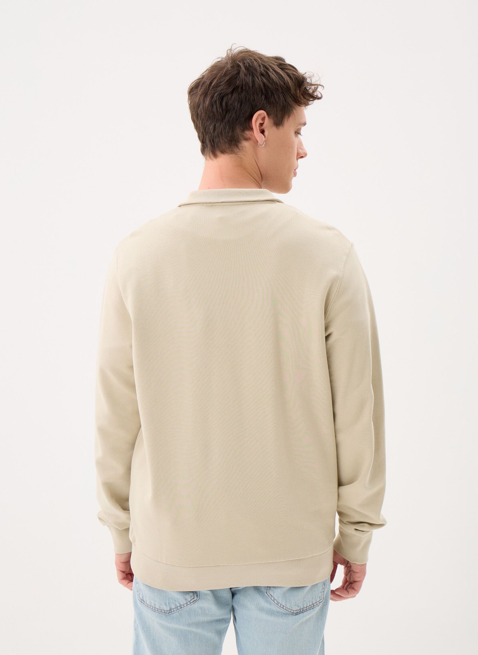 Sweatshirts mit Reißverschluss Loopback Quarter Zip Sweat herren beige Lyle & Scott Sweatshirts mit Reißverschluss Loopback Quarter Zip Sweat herren beige GREY TAUPE