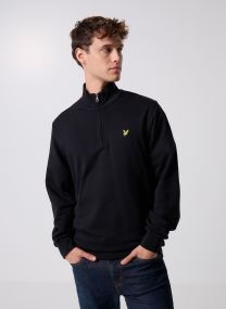 Sweatshirts mit Reißverschluss Loopback Quarter Zip Sweat herren schwarz