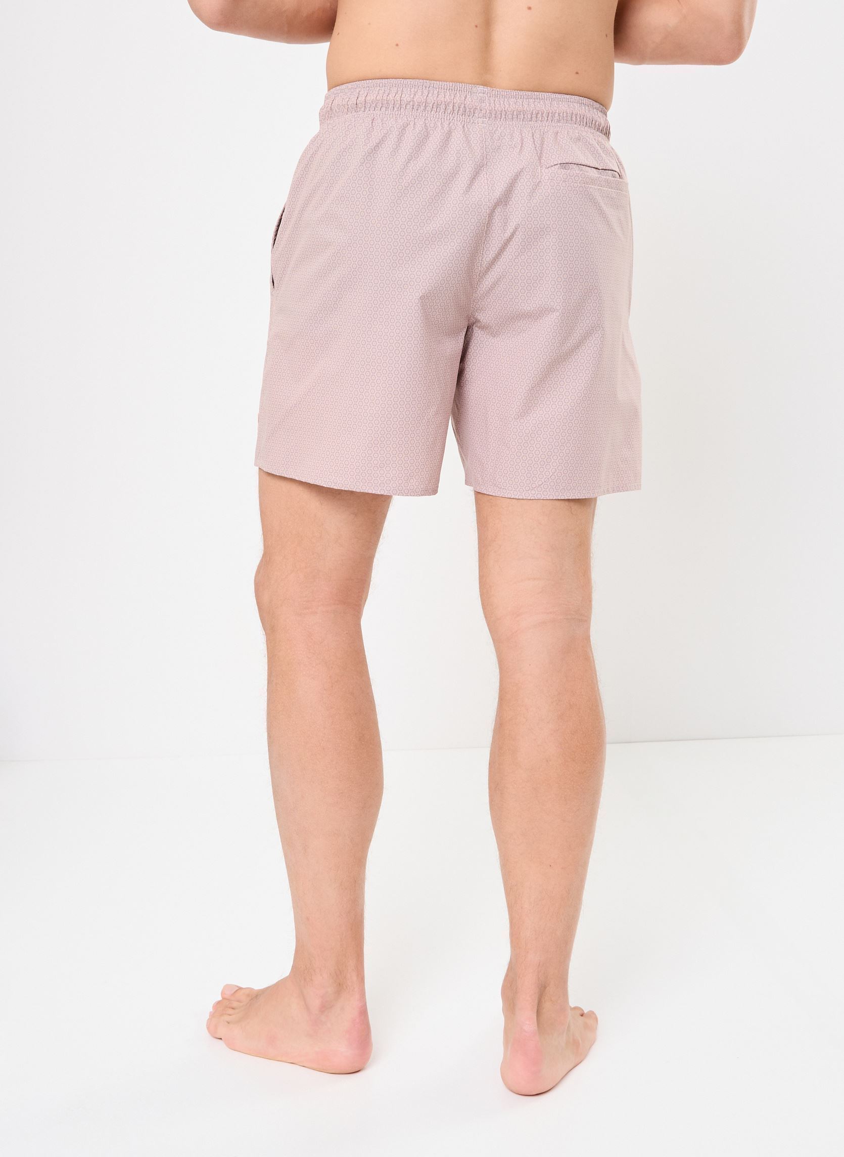Shorts de bain Geo Motif Printed Swim Short homme marron Lyle & Scott Shorts de bain Geo Motif Printed Swim Short homme marron STEALTH BROWN