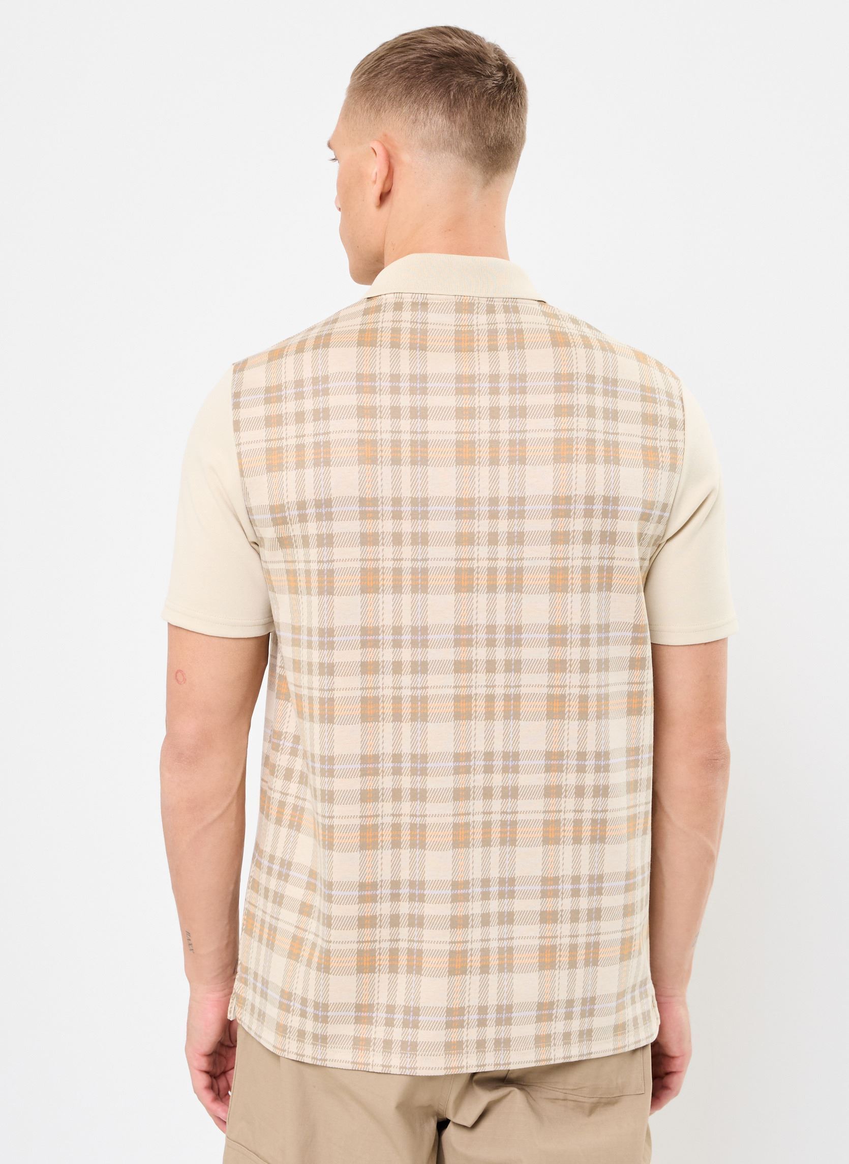 Polos manches courtes Spring Tartan Polo Shirt homme beige Lyle & Scott Polos manches courtes Spring Tartan Polo Shirt homme beige LUNA