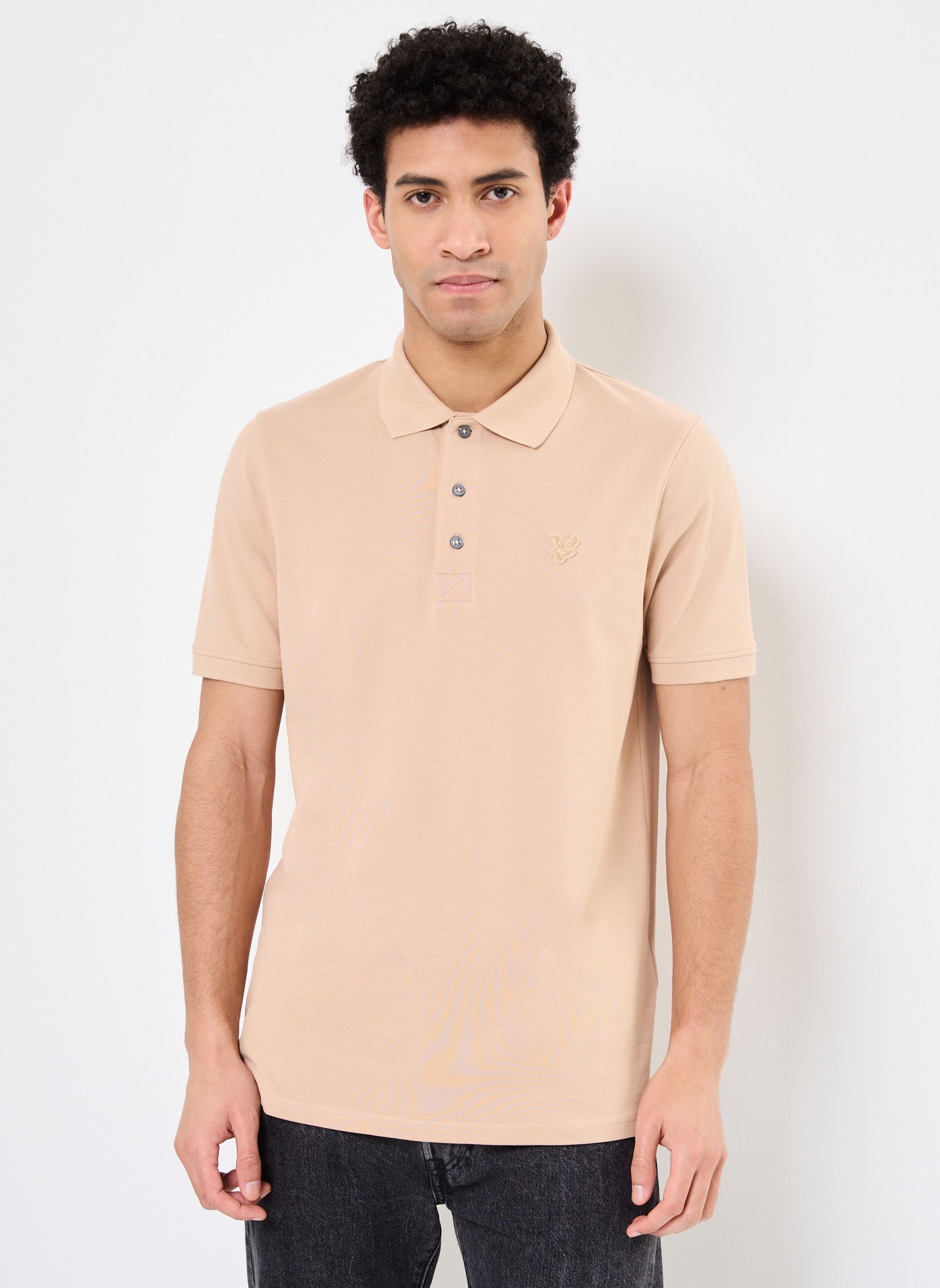 Polos de manga corta Superfine Polo Shirt hombre marrón Lyle & Scott Polos de manga corta Superfine Polo Shirt hombre marrón STEALTH BROWN