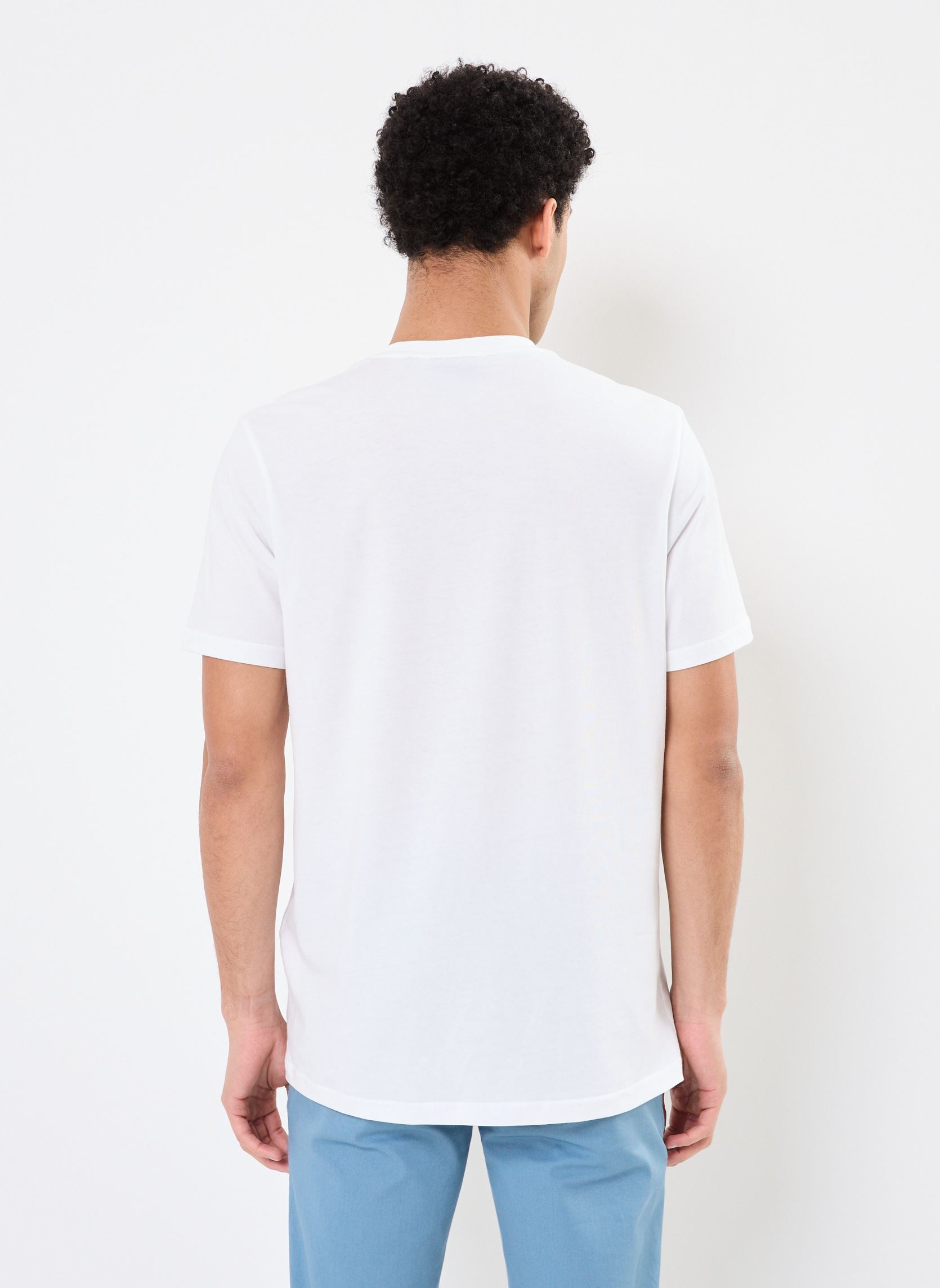 Kurzarm-T-Shirts Superfine V Neck T-Shirt herren weiß Lyle & Scott Kurzarm-T-Shirts Superfine V Neck T-Shirt herren weiß WHITE